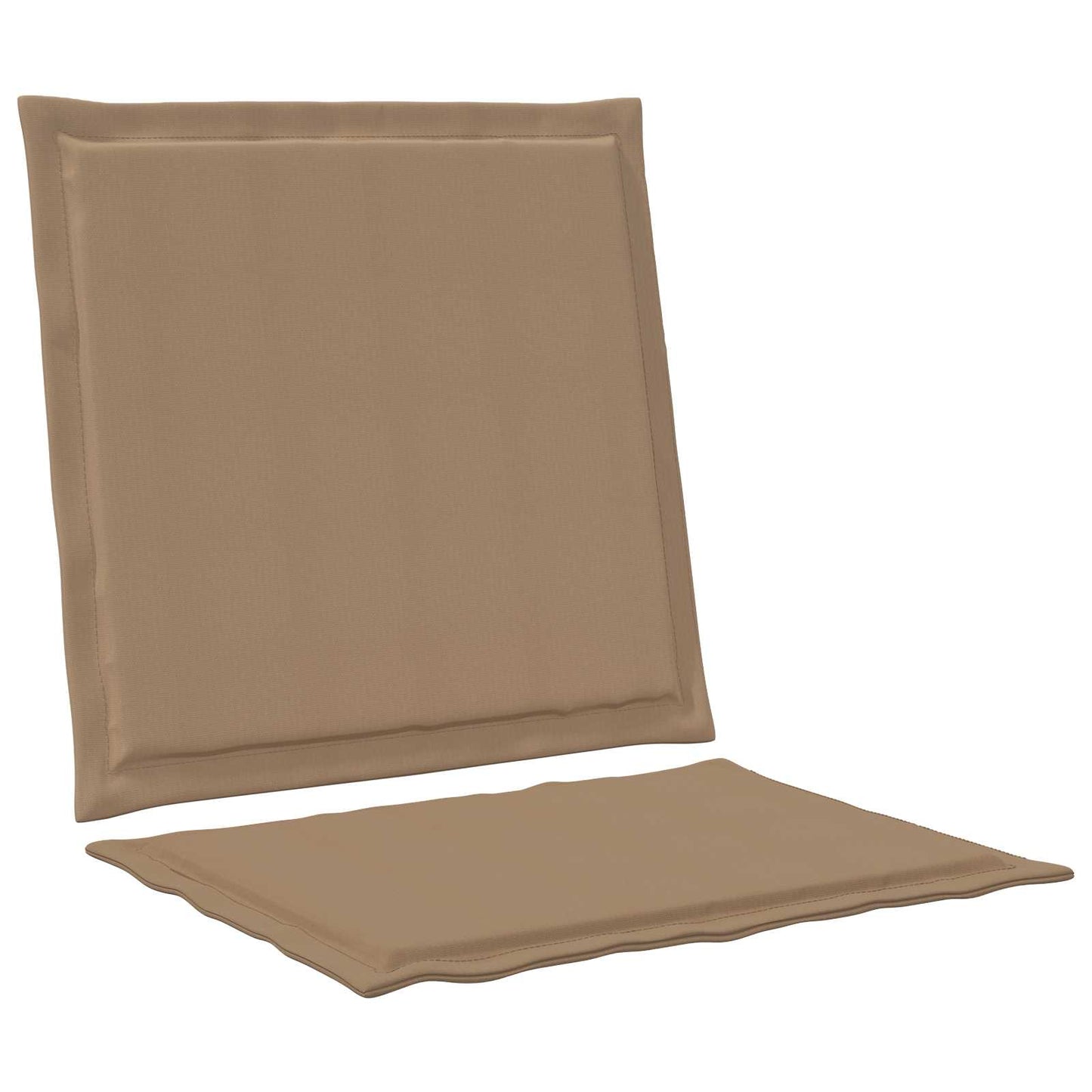 vidaXL Μαξιλάρια Καθίσματος και Πλάτης 4 pcs Taupe 47 x 45 x 2 εκ