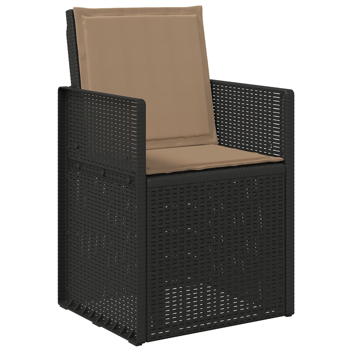 vidaXL Μαξιλάρια Καθίσματος και Πλάτης 4 pcs Taupe 47 x 45 x 2 εκ