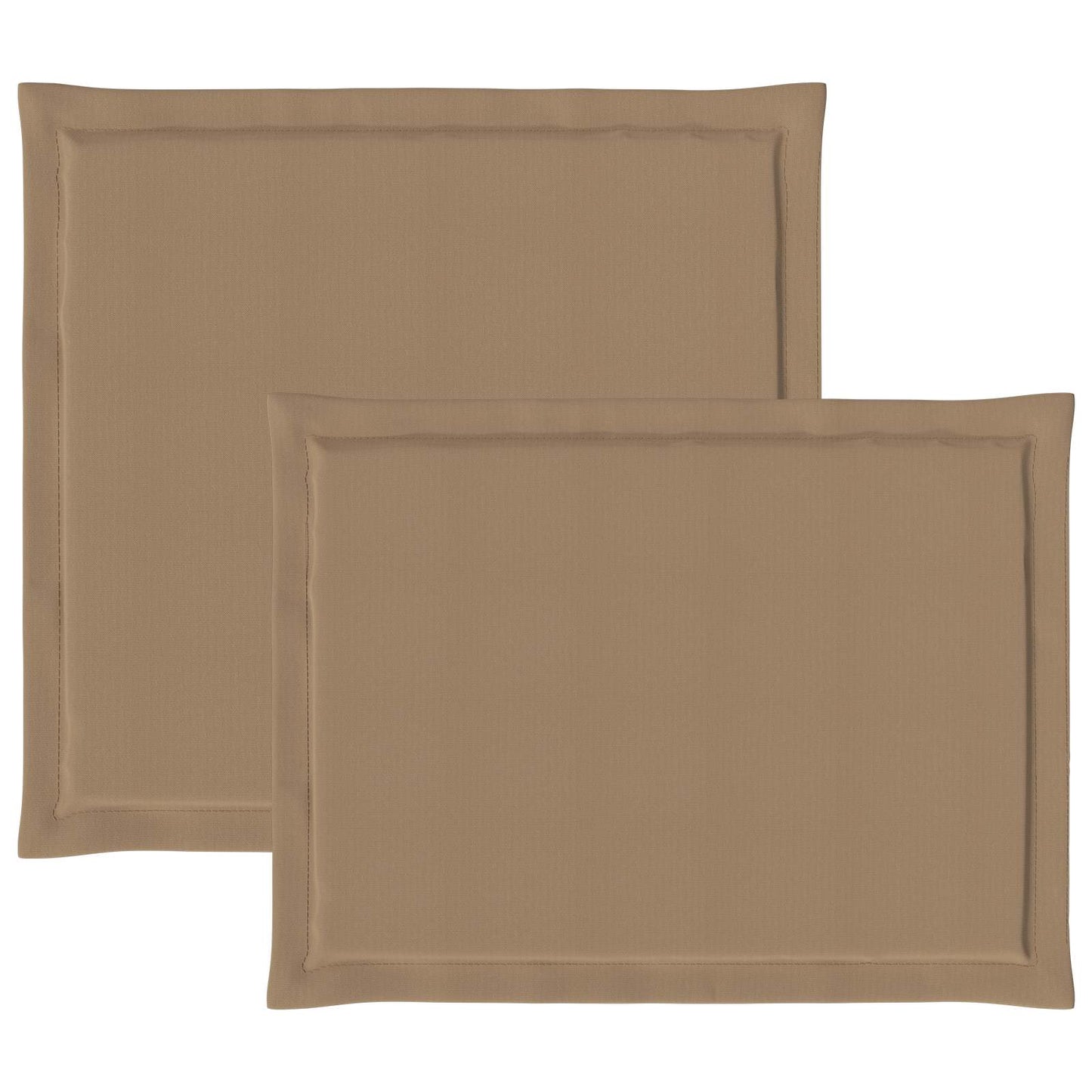 vidaXL Μαξιλάρια Καθίσματος και Πλάτης 4 pcs Taupe 47 x 45 x 2 εκ