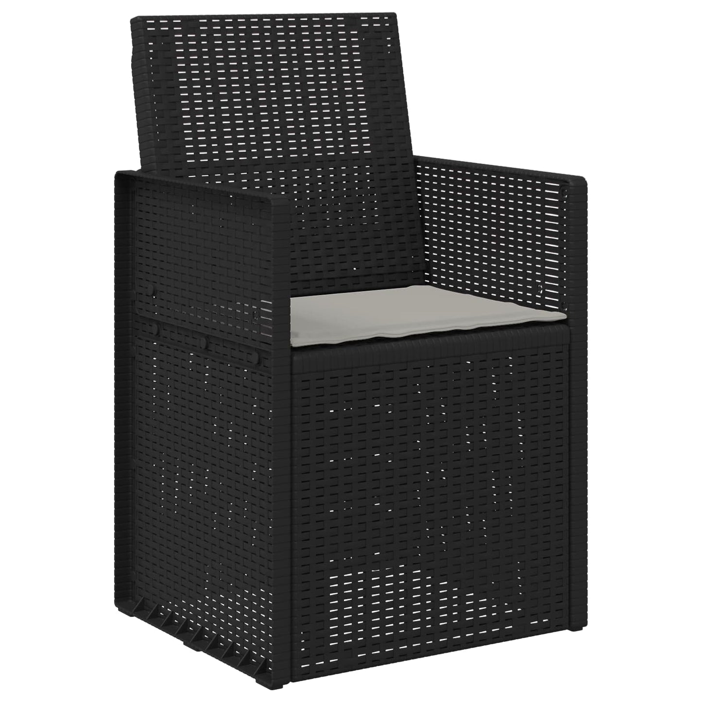 vidaXL Καρέκλες Εστιατορίου Κήπου 2 pcs Ανθρακί και Ανοιχτό γκρι PP