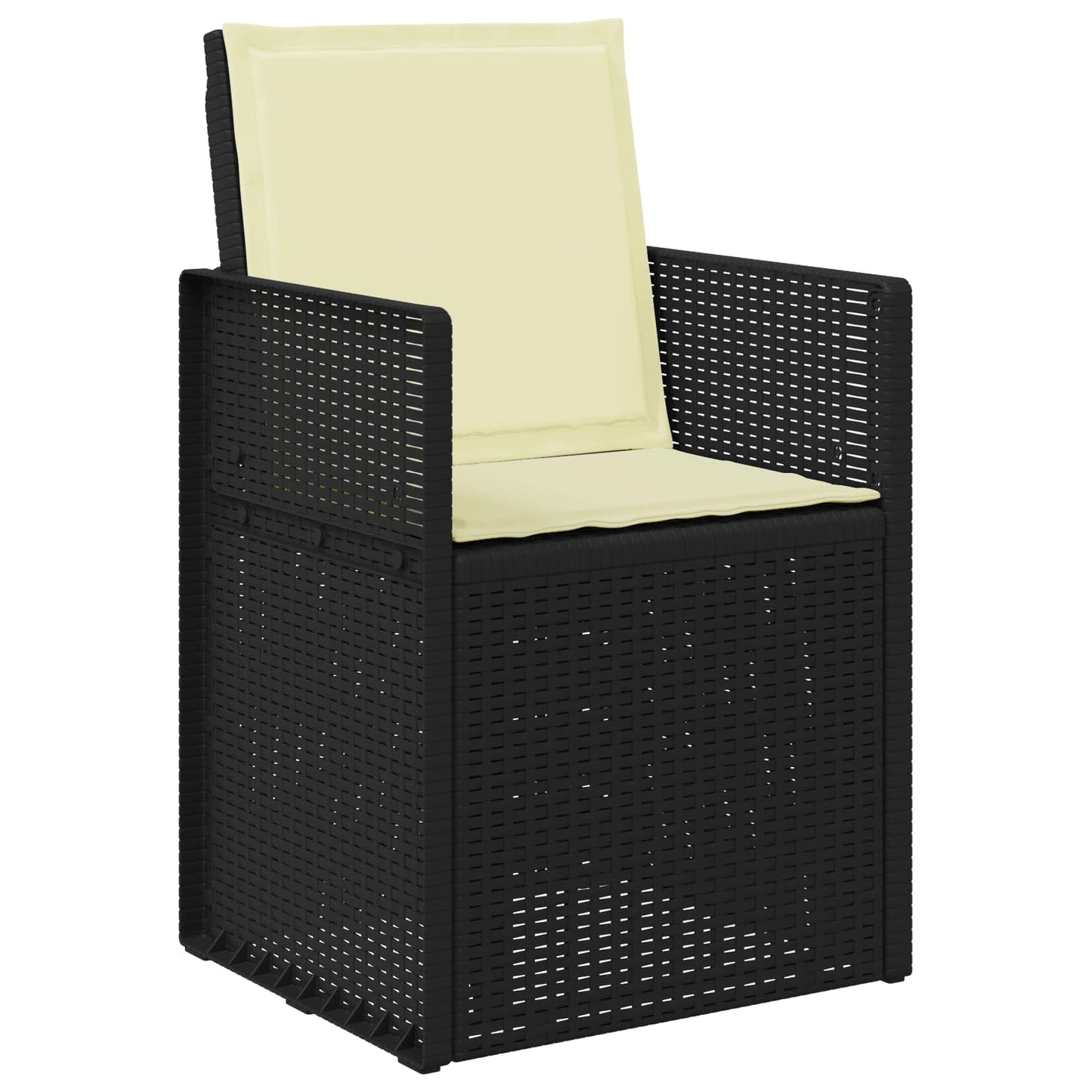 vidaXL Καρέκλες Εστιατορίου Κήπου 2 pcs Ανθρακί και Κρεμ PP