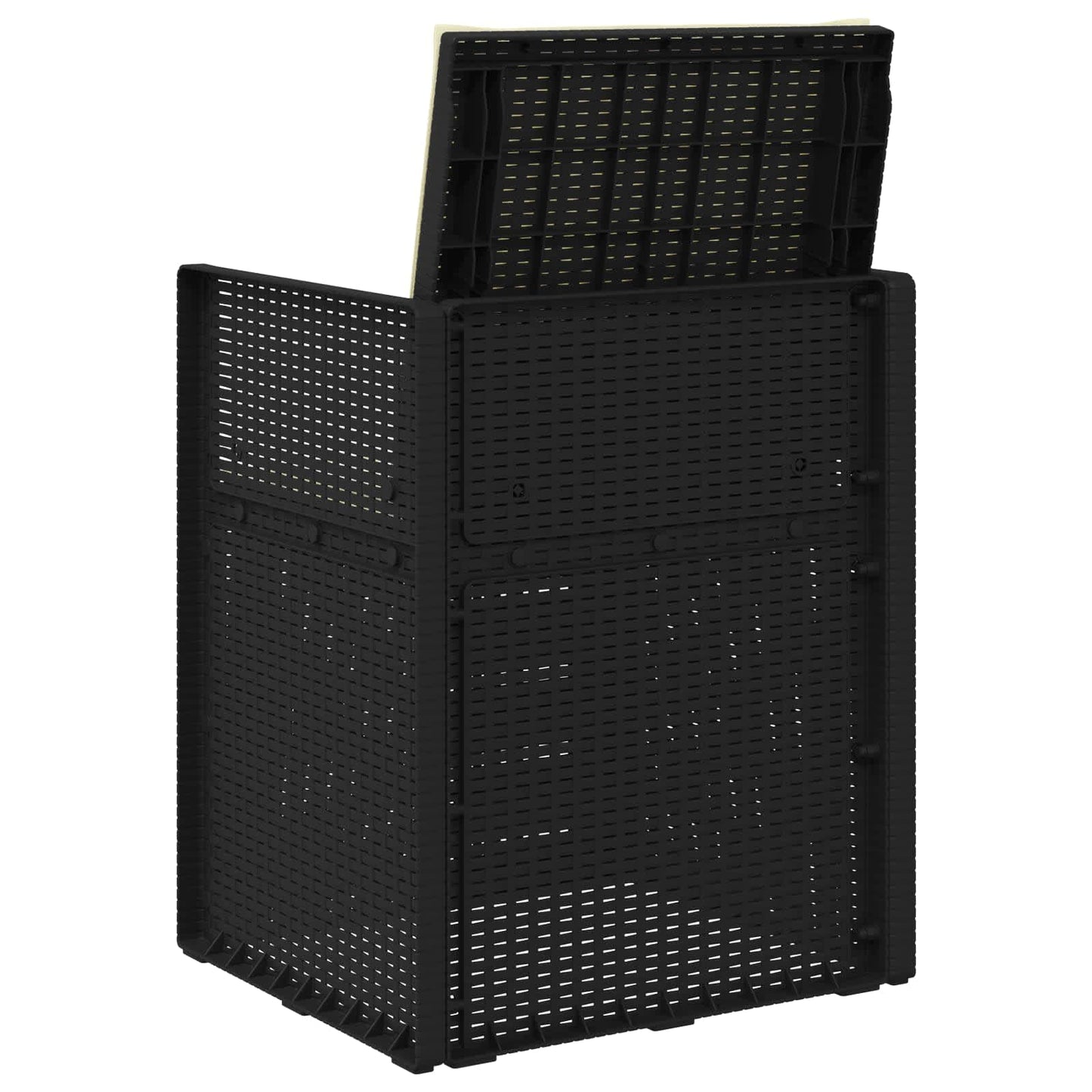 vidaXL Καρέκλες Εστιατορίου Κήπου 2 pcs Ανθρακί και Κρεμ PP