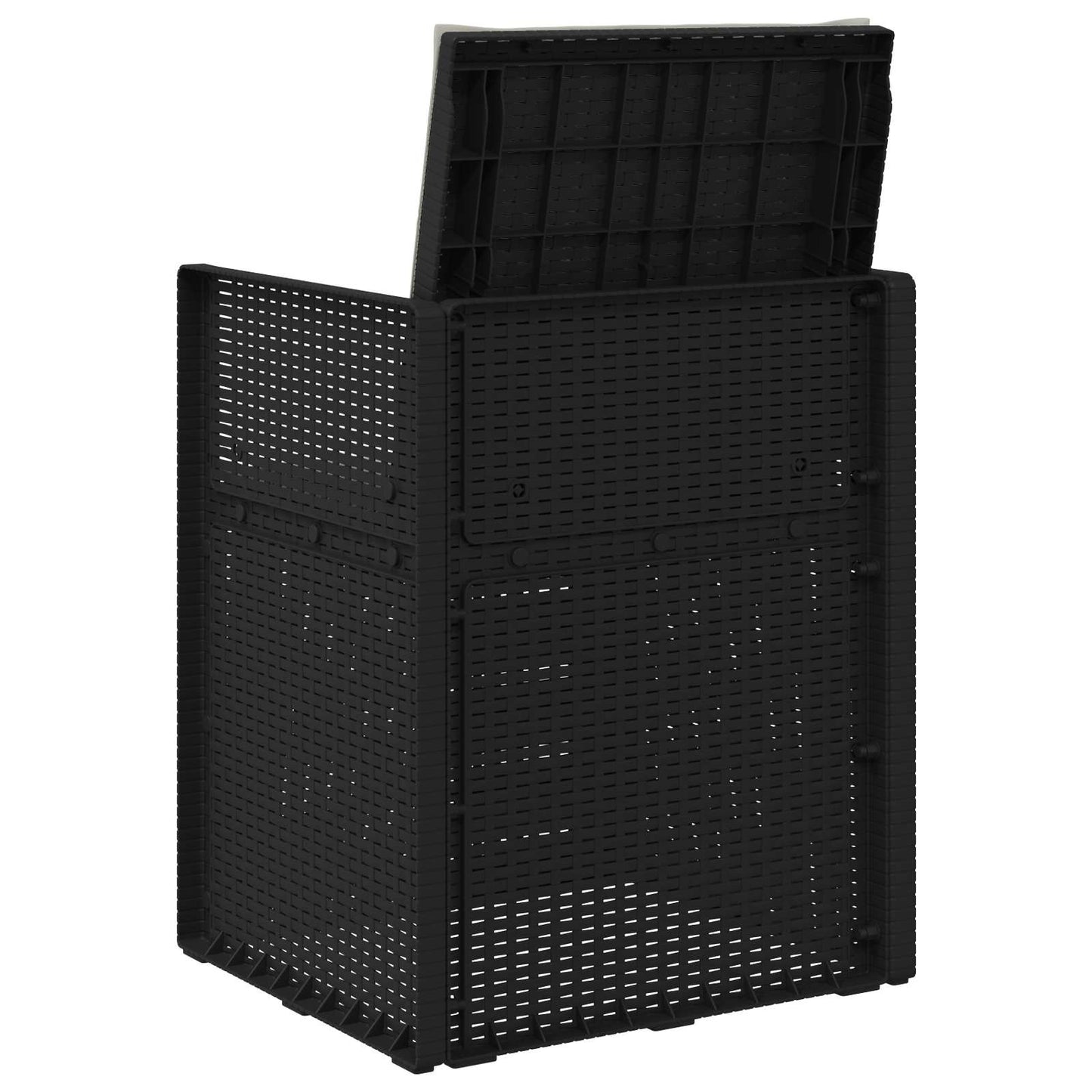 vidaXL Καρέκλες Εστιατορίου Κήπου 2 pcs Ανθρακί και Ανοιχτό γκρι PP