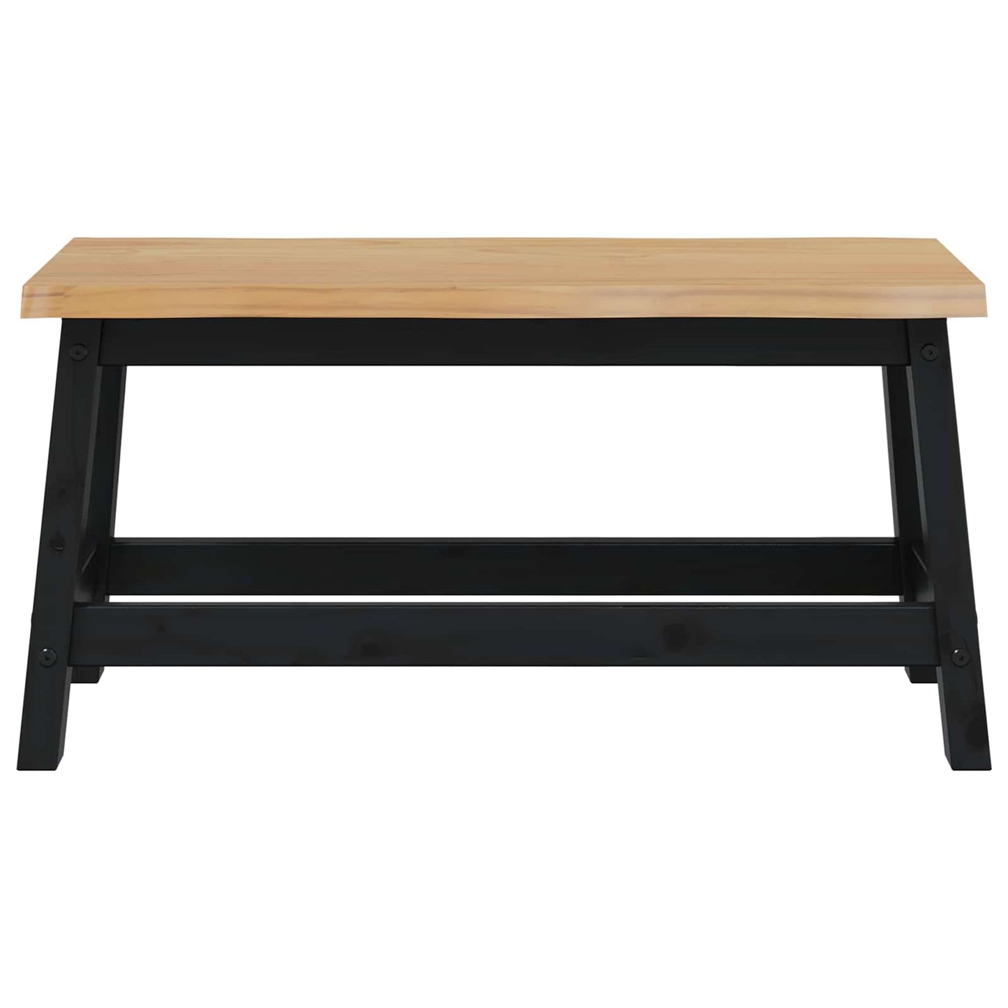 VidaXL Καθιστικό Σαλονιού EKAI Μαύρο 91,5 x 29 x 45,5 εκ