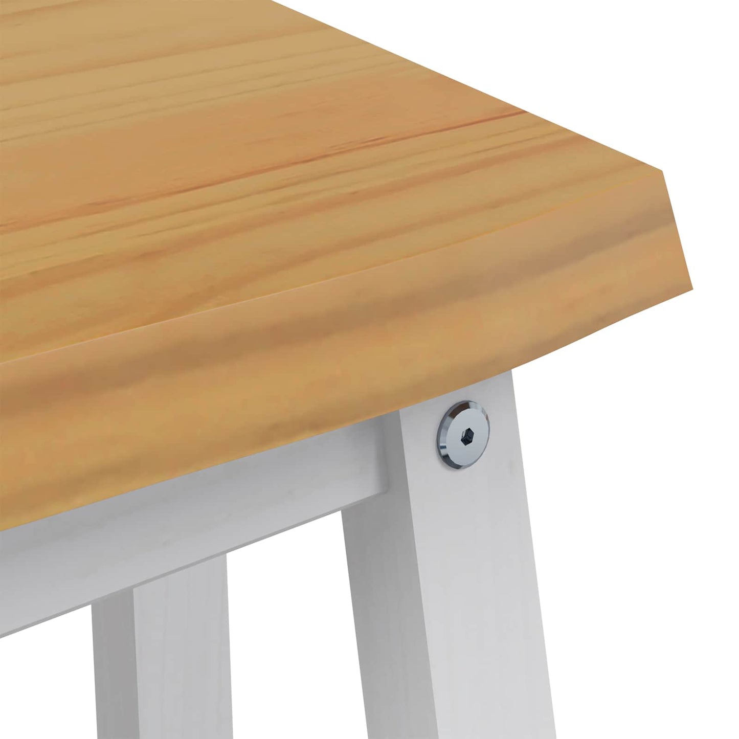 VidaXL Καθιστικό Σαλονιού EKAI Λευκό 91,5 x 29 x 45,5 εκ