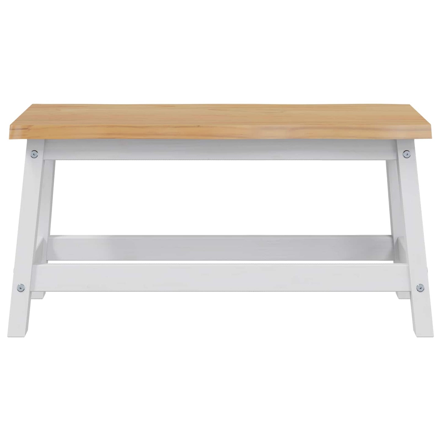 VidaXL Καθιστικό Σαλονιού EKAI Λευκό 91,5 x 29 x 45,5 εκ