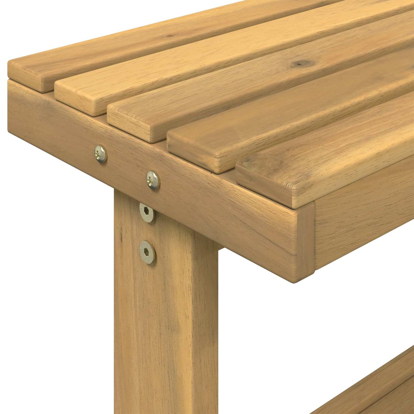 vidaXL Εξωτερικός Πάγκος Φυτείας 86,5 x 48,5 x 106 εκ Λευκό