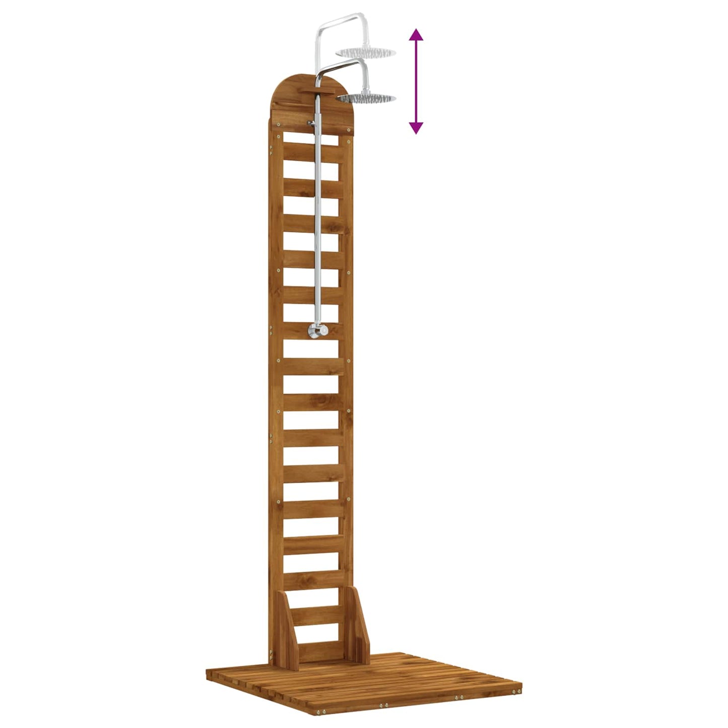 vidaXL Εξωτερικό ντους 225 cm Φυσικό