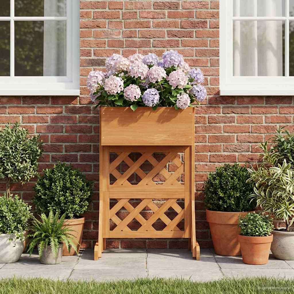 vidaXL Καθέτος κήπος με πέργκολα Πορτοκαλί 48 x 30 x 70,5 εκ