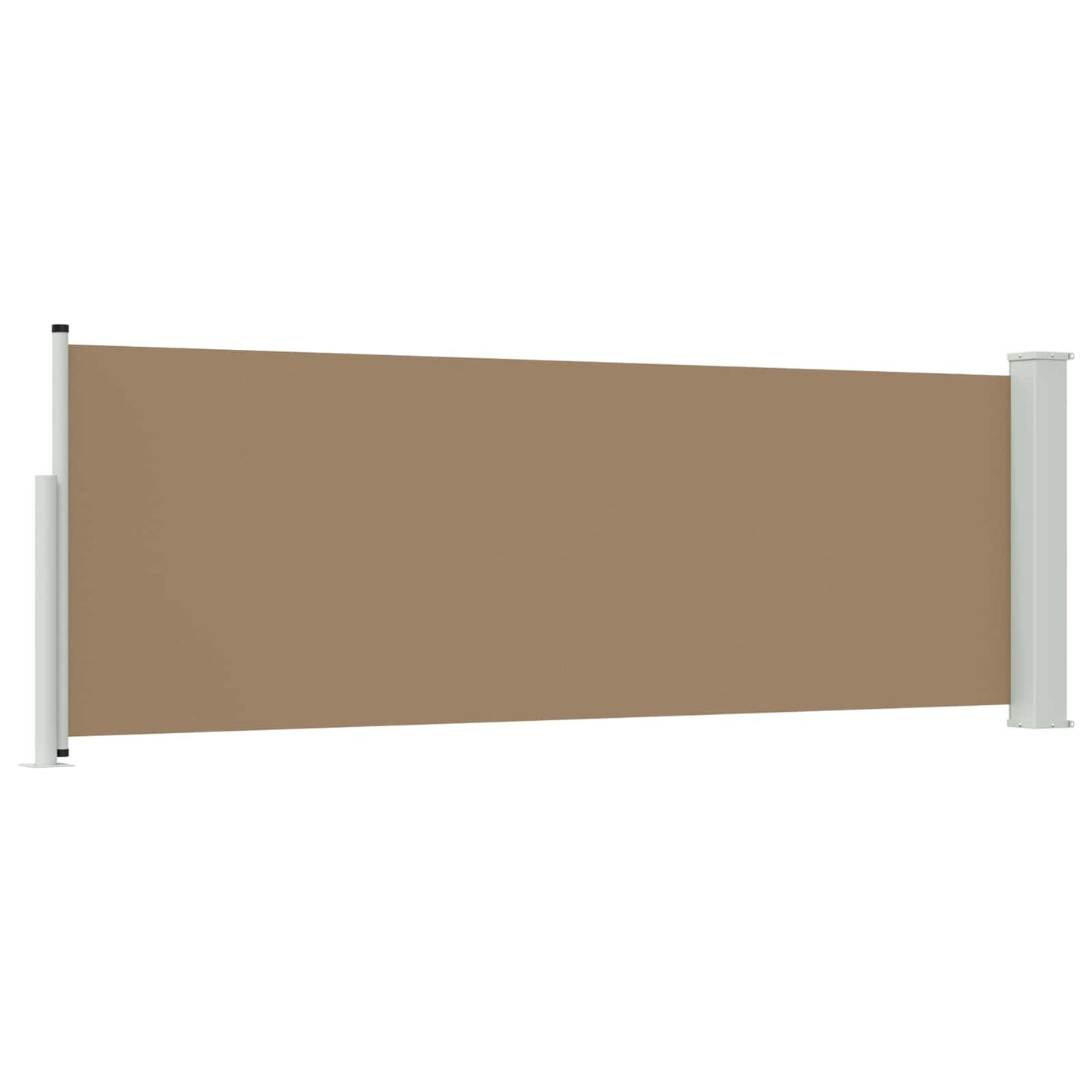 vidaXL Ανακλινόμενος Πλευρικός Απλώστρα 500 x 100 cm Πολυεστέρας
