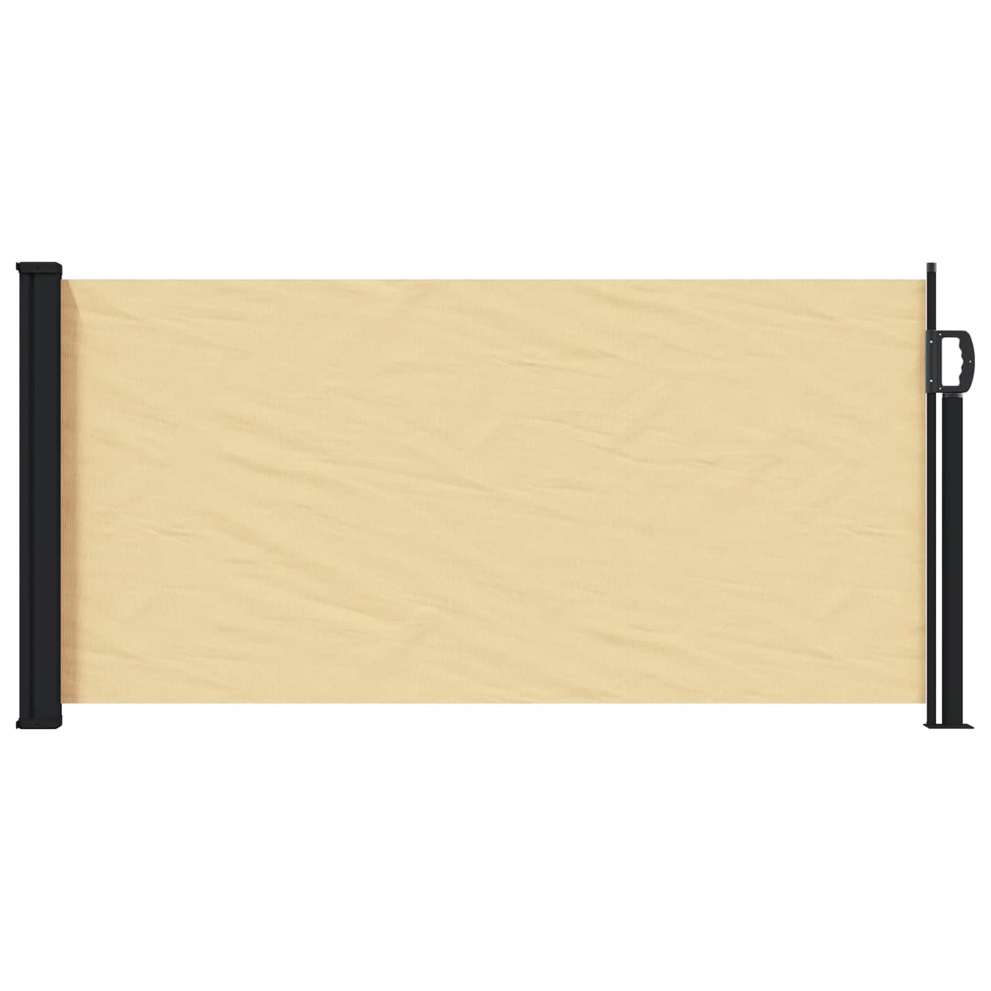 vidaXL Ανακλινόμενος Πλευρικός Απλώστρα 500 x 100 cm Πολυεστέρας