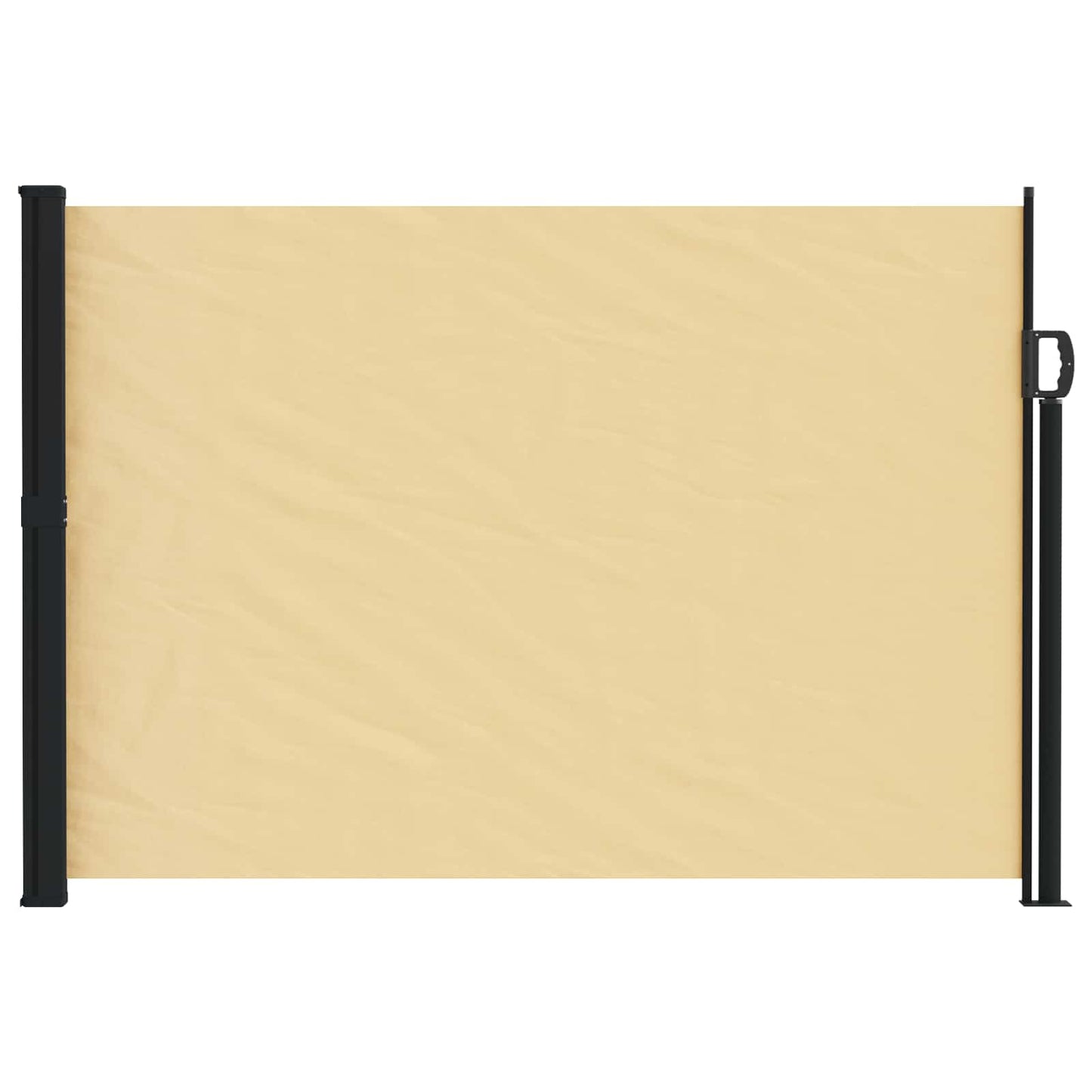 vidaXL Ανακλινόμενος Πλευρικός Απλώστρα 500 x 120 cm Πολυεστέρας