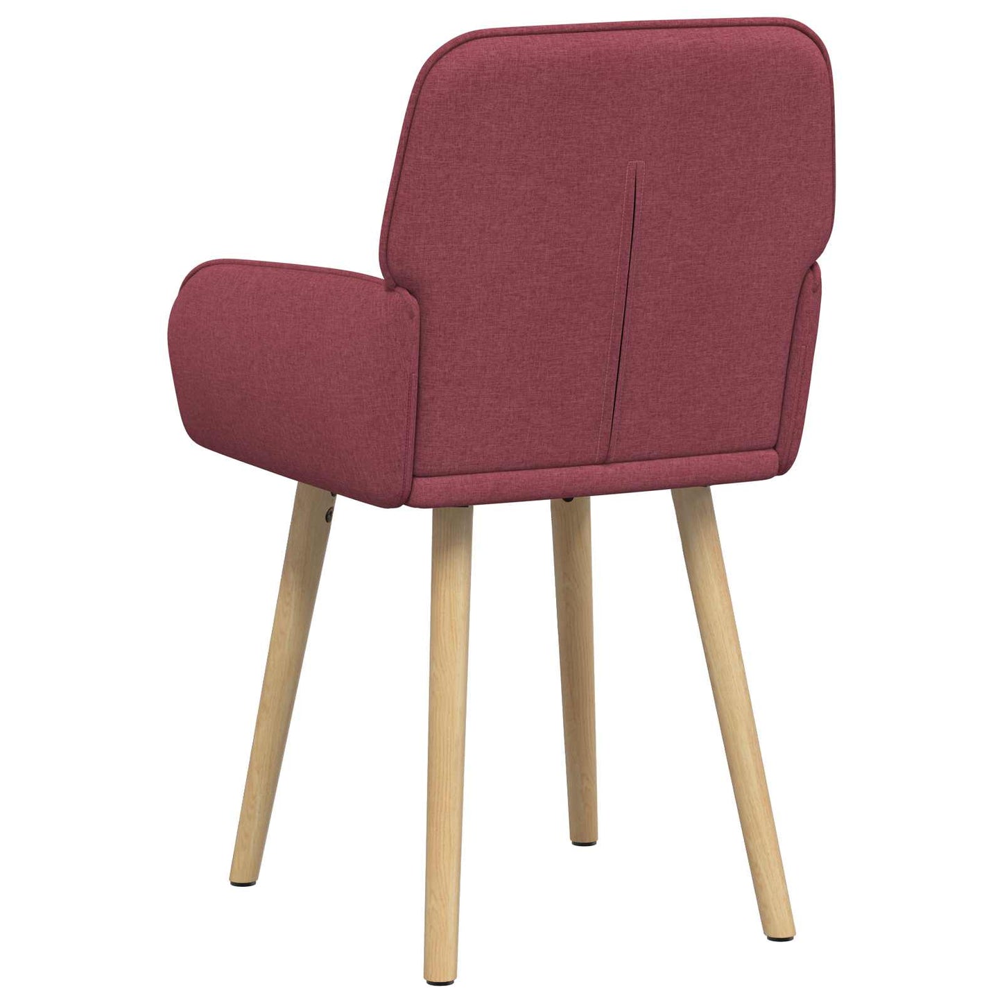 vidaXL Καρέκλες φαγητού 4 pcs Ύφασμα Κόκκινο 56,5 x 50 x 87,5 εκ.