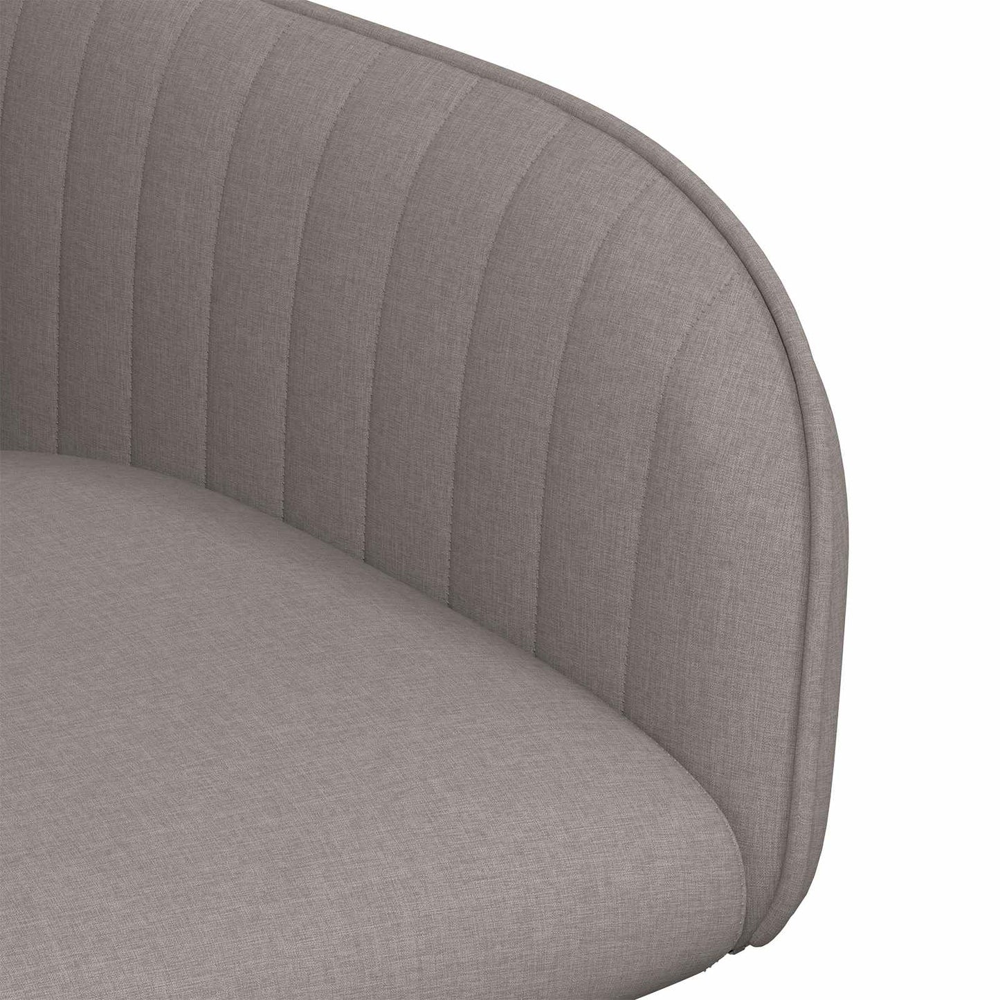 vidaXL Καρέκλες φαγητού 4 pcs Ύφασμα Taupe 56,5 x 50 x 87,5 εκ.