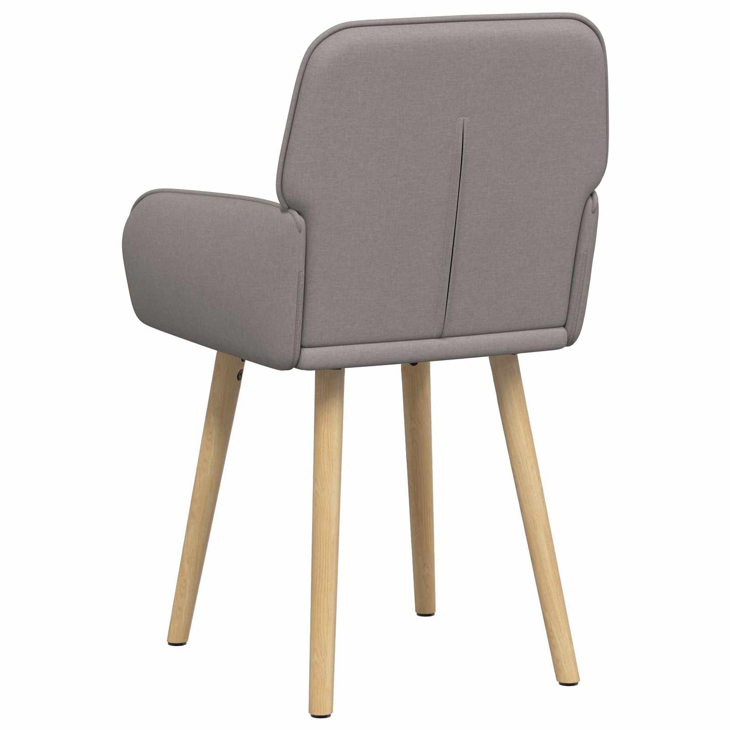 vidaXL Καρέκλες φαγητού 4 pcs Ύφασμα Taupe 56,5 x 50 x 87,5 εκ.