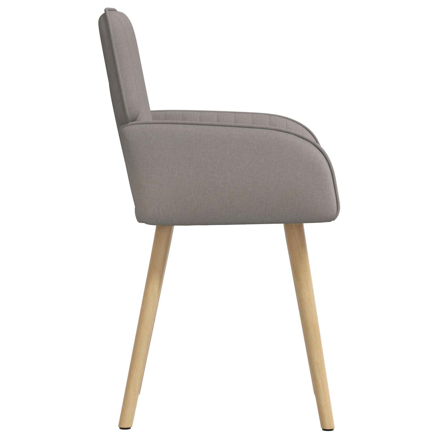 vidaXL Καρέκλες φαγητού 6 pcs Ύφασμα Taupe 56,5 x 50 x 87,5 εκ.