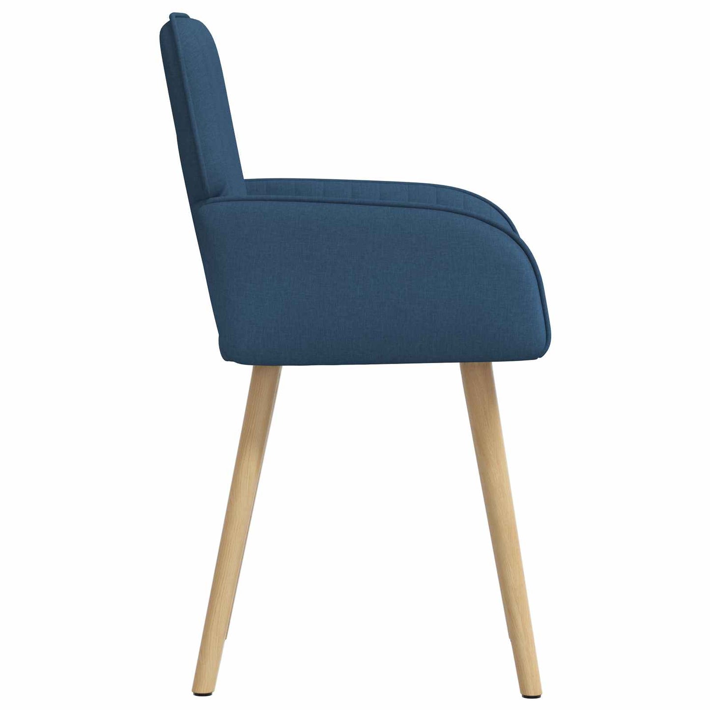 vidaXL Καρέκλες φαγητού 6 pcs Ύφασμα Μπλε 56,5 x 50 x 87,5 εκ.