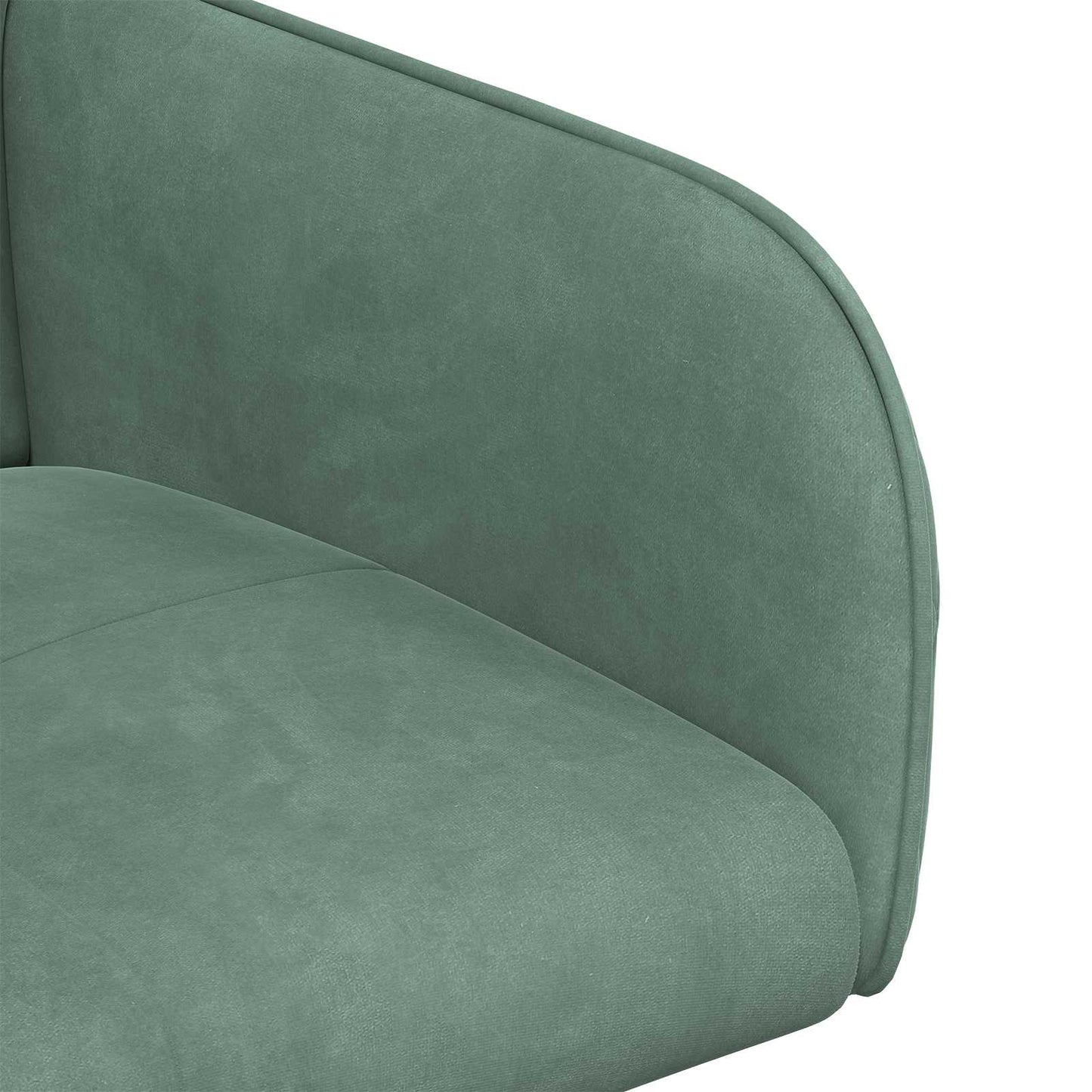vidaXL Καρέκλες φαγητού 6 pcs Βελούδο Θαλασσί 59 x 56,5 x 86 εκ.