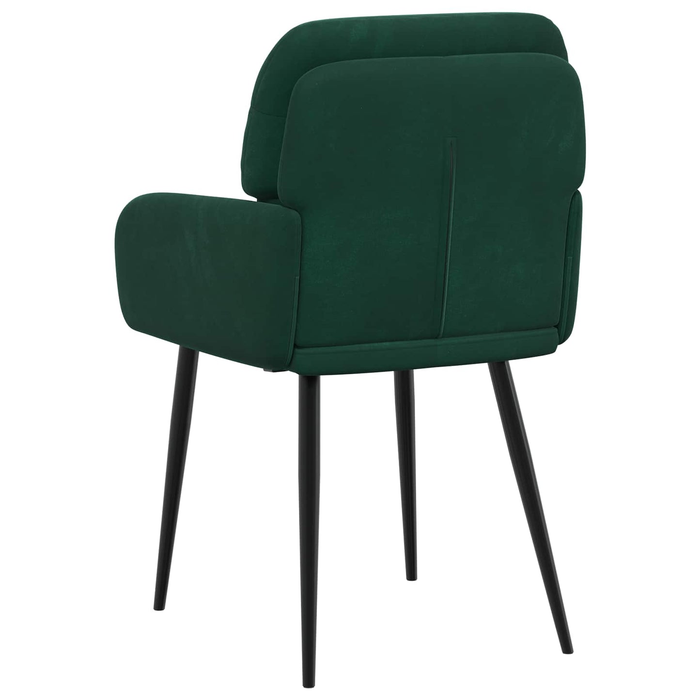 vidaXL Καρέκλες φαγητού 4 pcs Βελούδο Σκούρο Πράσινο 59 x 59,5 x 90 εκ