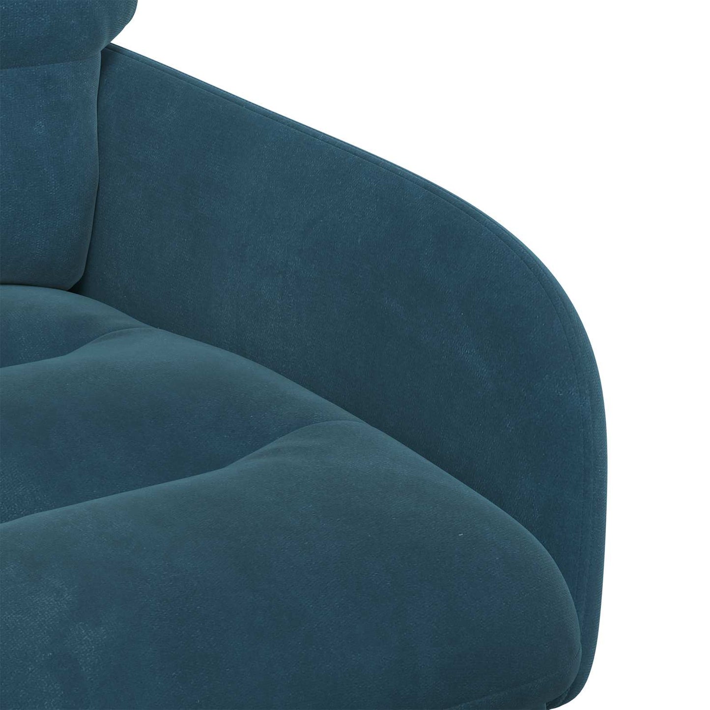 vidaXL Καρέκλες φαγητού 4 pcs Βελούδο Μπλε 59 x 59,5 x 90 εκ