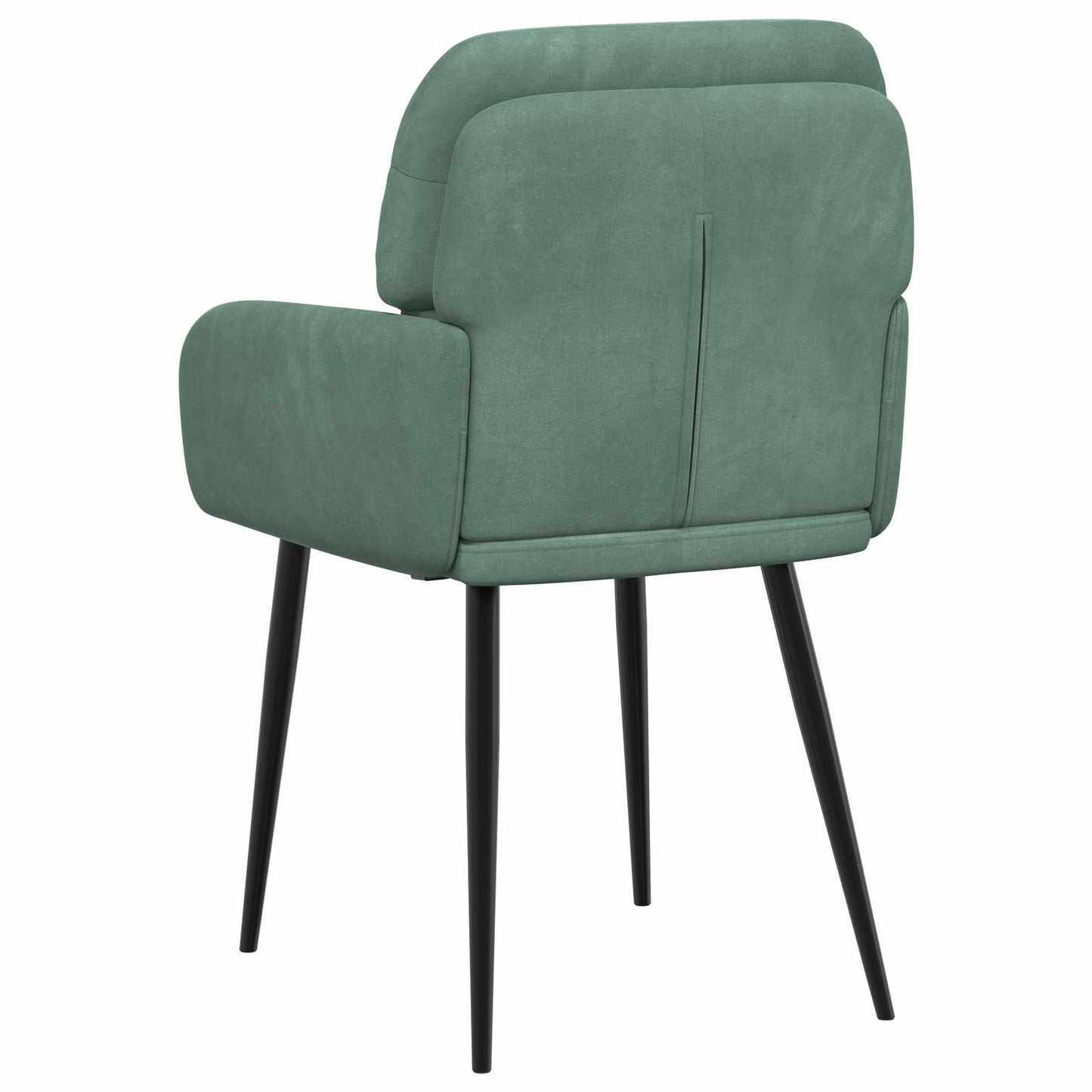 vidaXL Καρέκλες φαγητού 4 pcs Βελούδο Θαλασσί 59 x 59,5 x 90 εκ