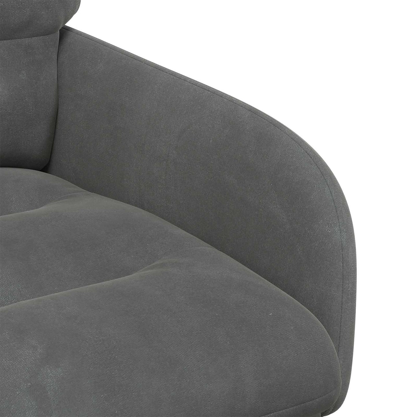 vidaXL Καρέκλες φαγητού 6 pcs Βελούδο Σκούρο Γκρι 59 x 59,5 x 90 εκ
