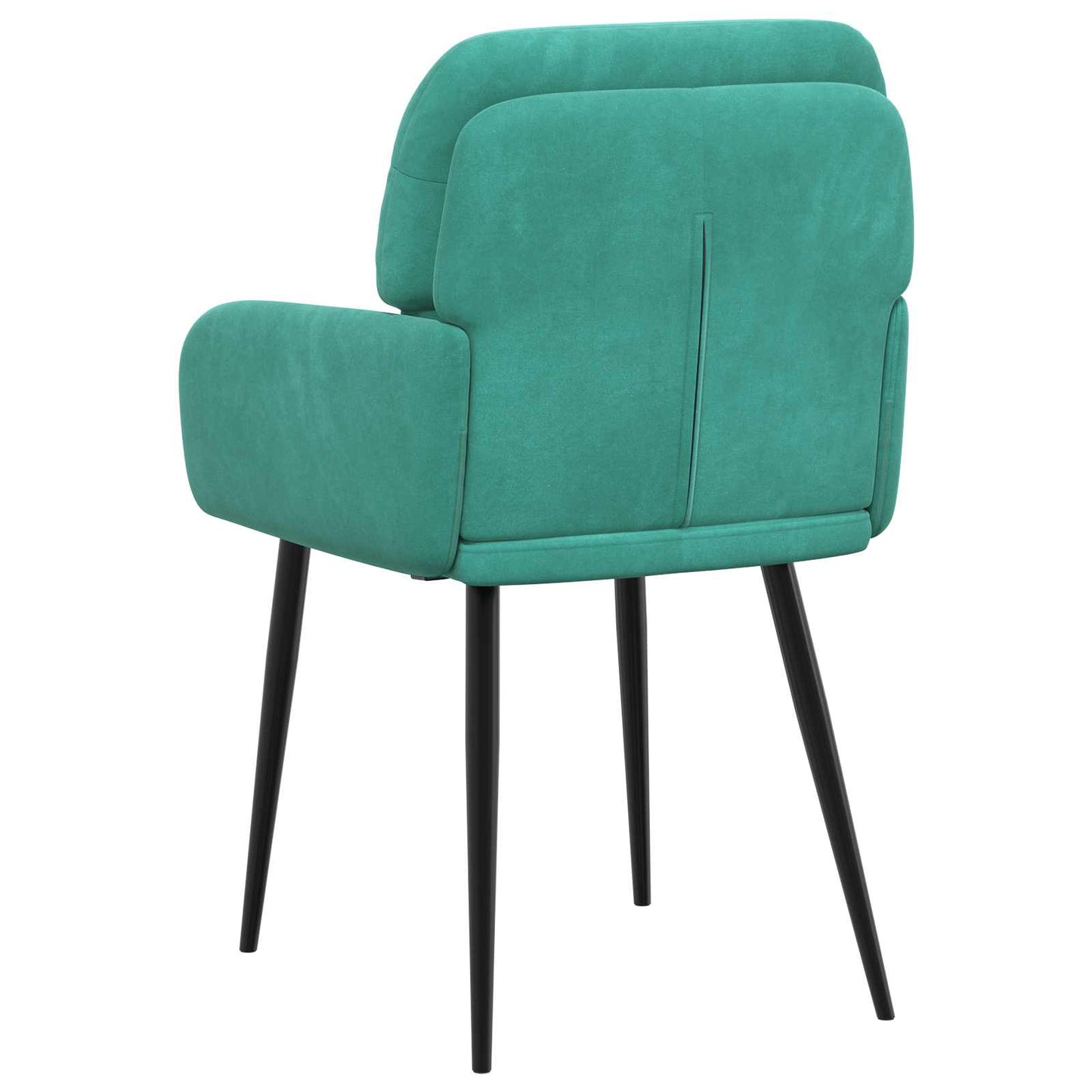 vidaXL Καρέκλες φαγητού 6 pcs Βελούδο Τιρκουάζ 59 x 59,5 x 90 εκ