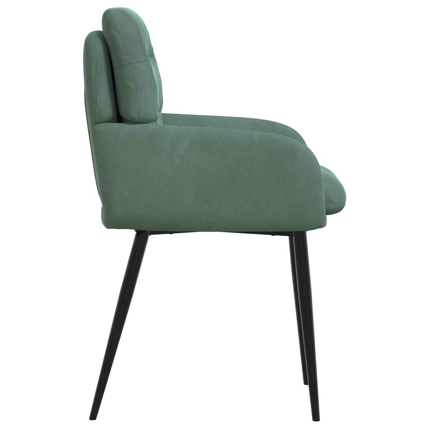 vidaXL Καρέκλες φαγητού 6 pcs Βελούδο Θαλασσί 59 x 59,5 x 90 εκ