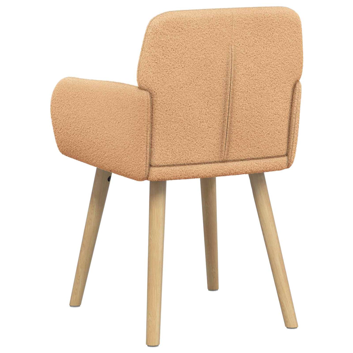 vidaXL Καρέκλες φαγητού 4 pcs Μπουκλέ Μπεζ 59 x 57 x 85 εκ.