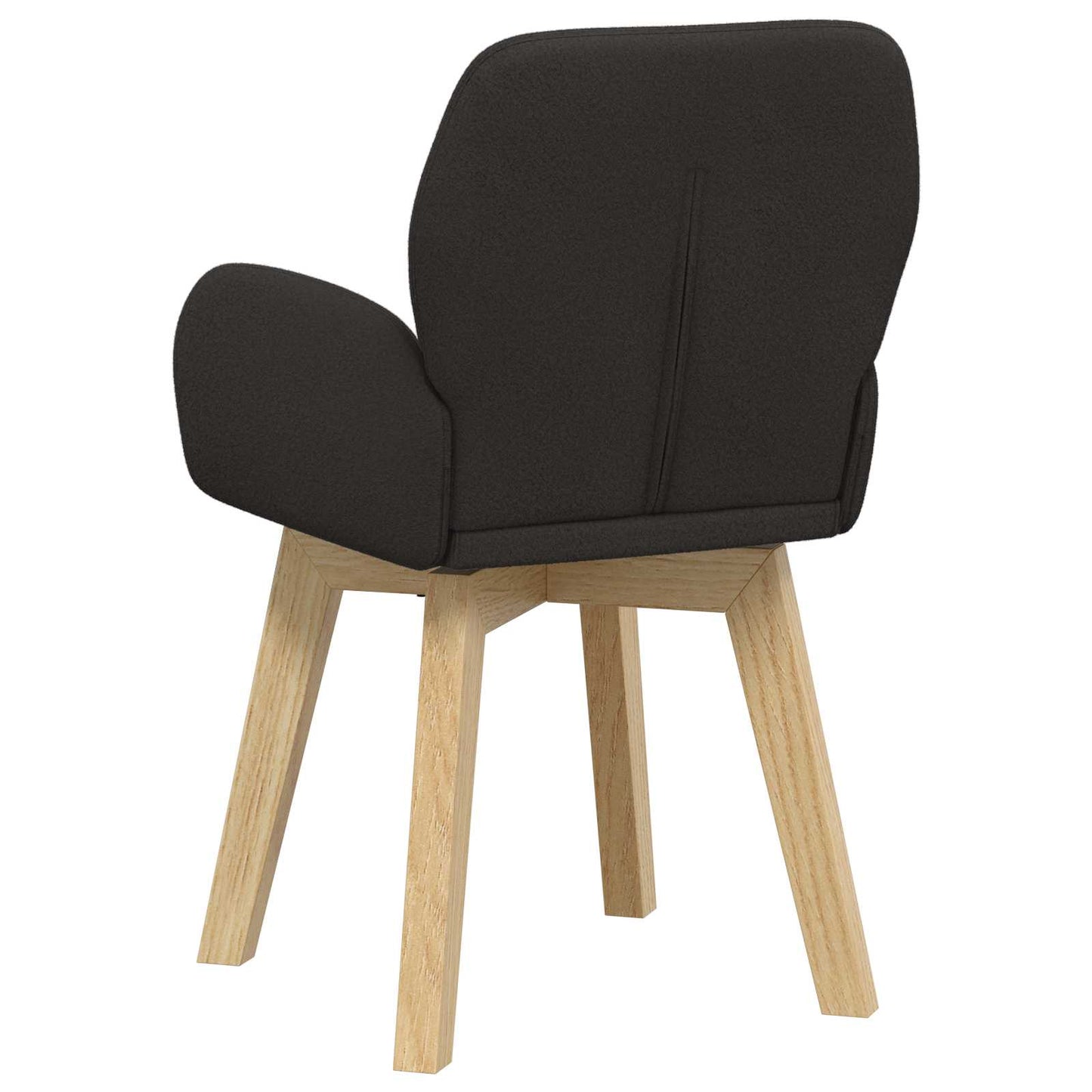 vidaXL Καρέκλες φαγητού 6 pcs Μπουκλέ Μαύρο 59 x 57 x 85 εκ.
