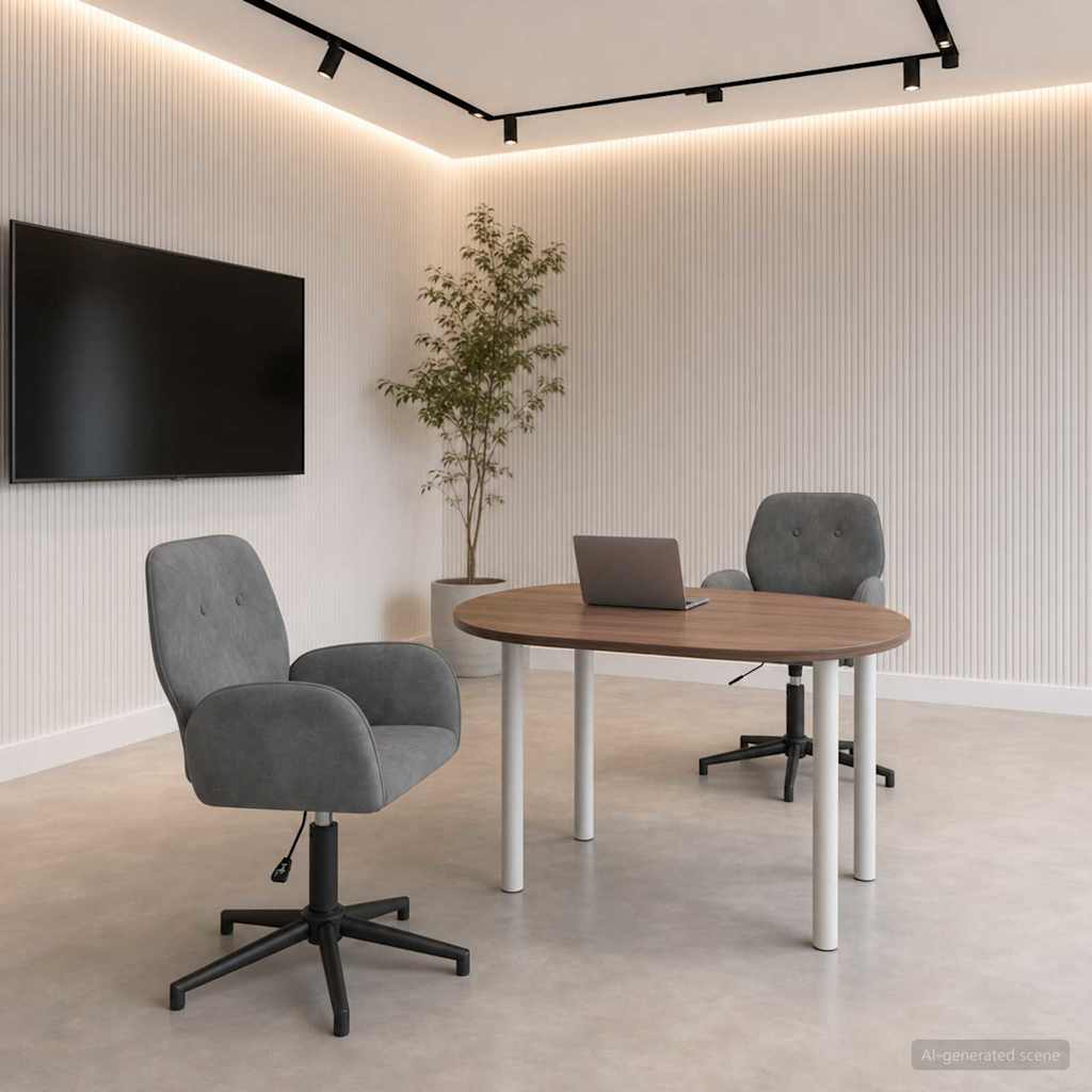 vidaXL Καρέκλες Γραφείου με Περιστροφή 2 τμχ. 54 x 55 x 90 εκ Βελούδο