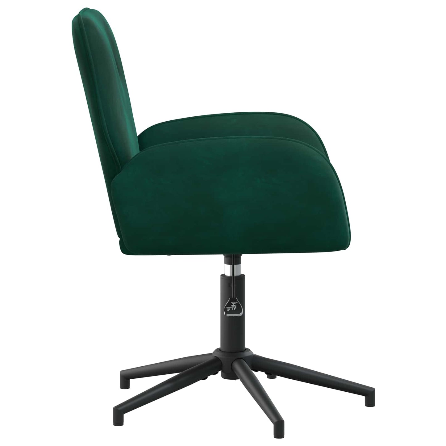 vidaXL Καρέκλες Γραφείου με Περιστροφή 4 τμχ. 54 x 55 x 90 εκ Βελούδο