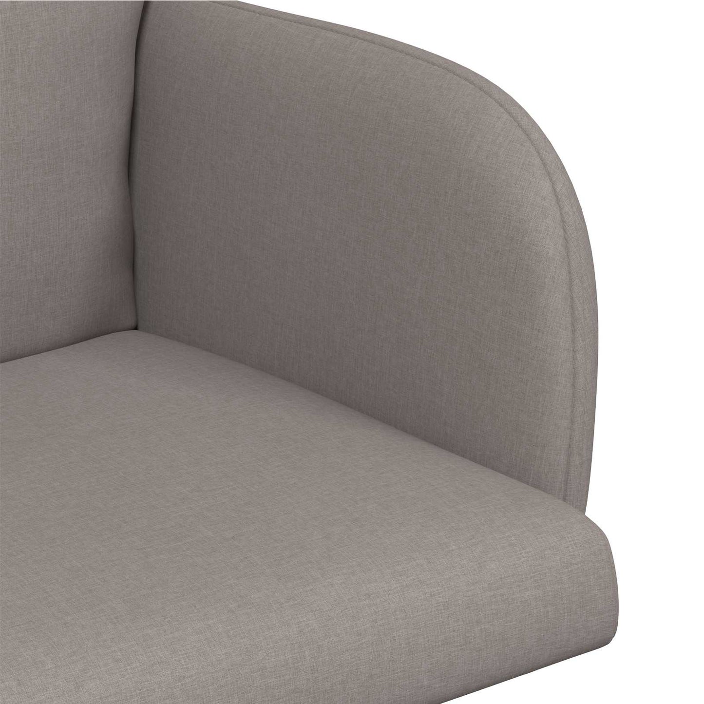 vidaXL Καρέκλες φαγητού 4 pcs Ύφασμα Taupe 60 x 56 x 96 εκ