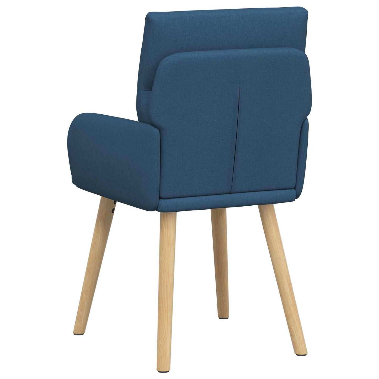 vidaXL Καρέκλες φαγητού 4 pcs Ύφασμα Μπλε 60 x 56 x 96 εκ