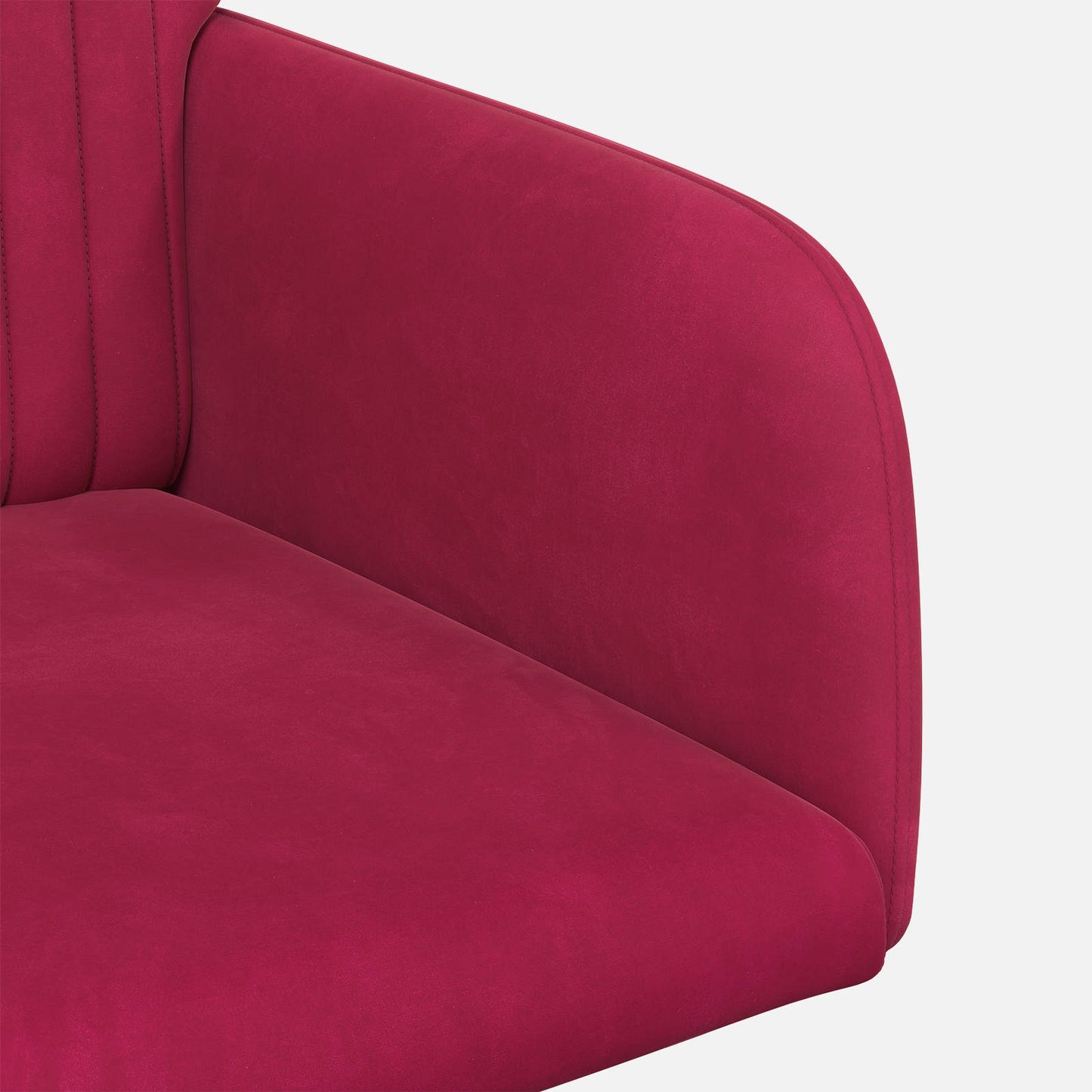 vidaXL Καρέκλες φαγητού 6 pcs Βελούδο Κόκκινο 55 x 50 x 84 εκ.