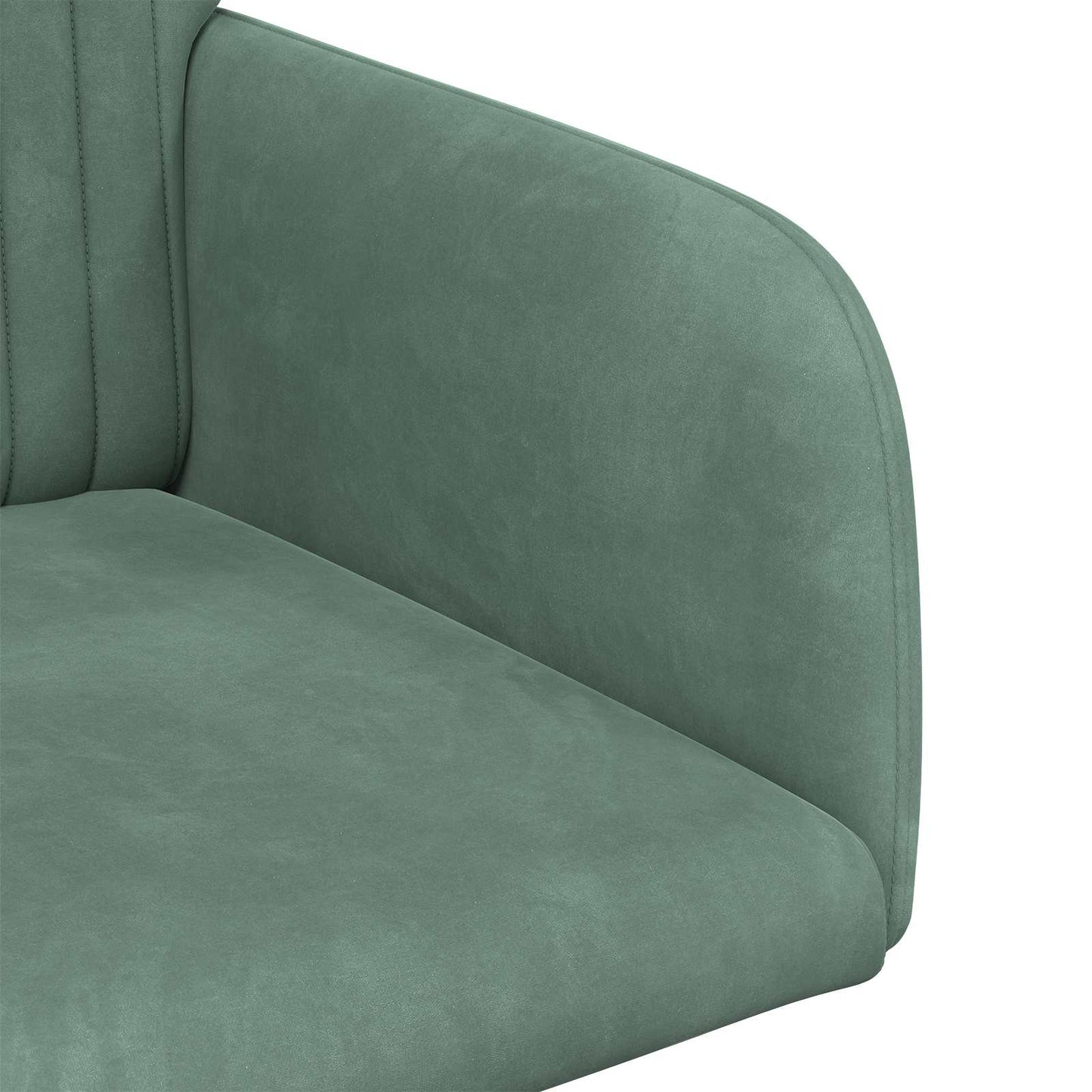 vidaXL Καρέκλες φαγητού 6 pcs Βελούδο Θαλασσί 55 x 50 x 84 εκ.