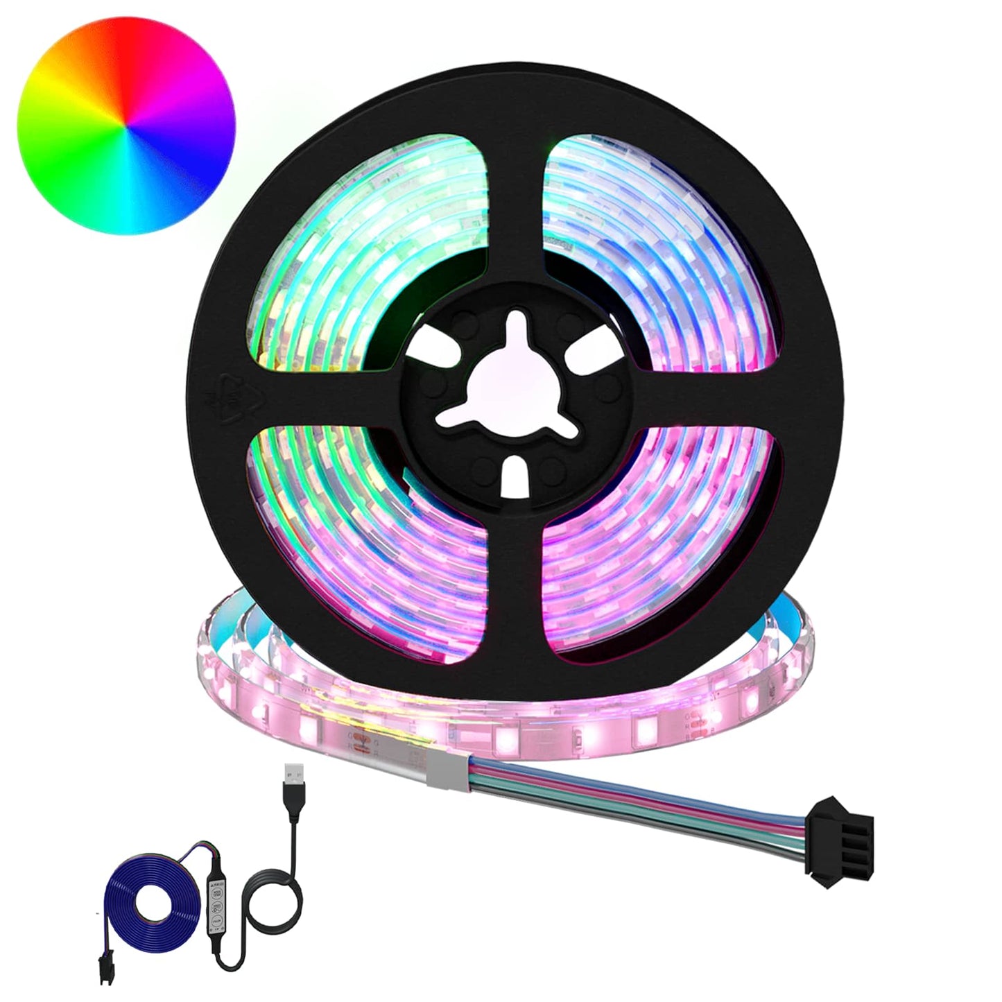 vidaXL Λωρίδα LED 12 τμχ. Μαύρο και Διαφανές Χαλκός και Πλαστικό