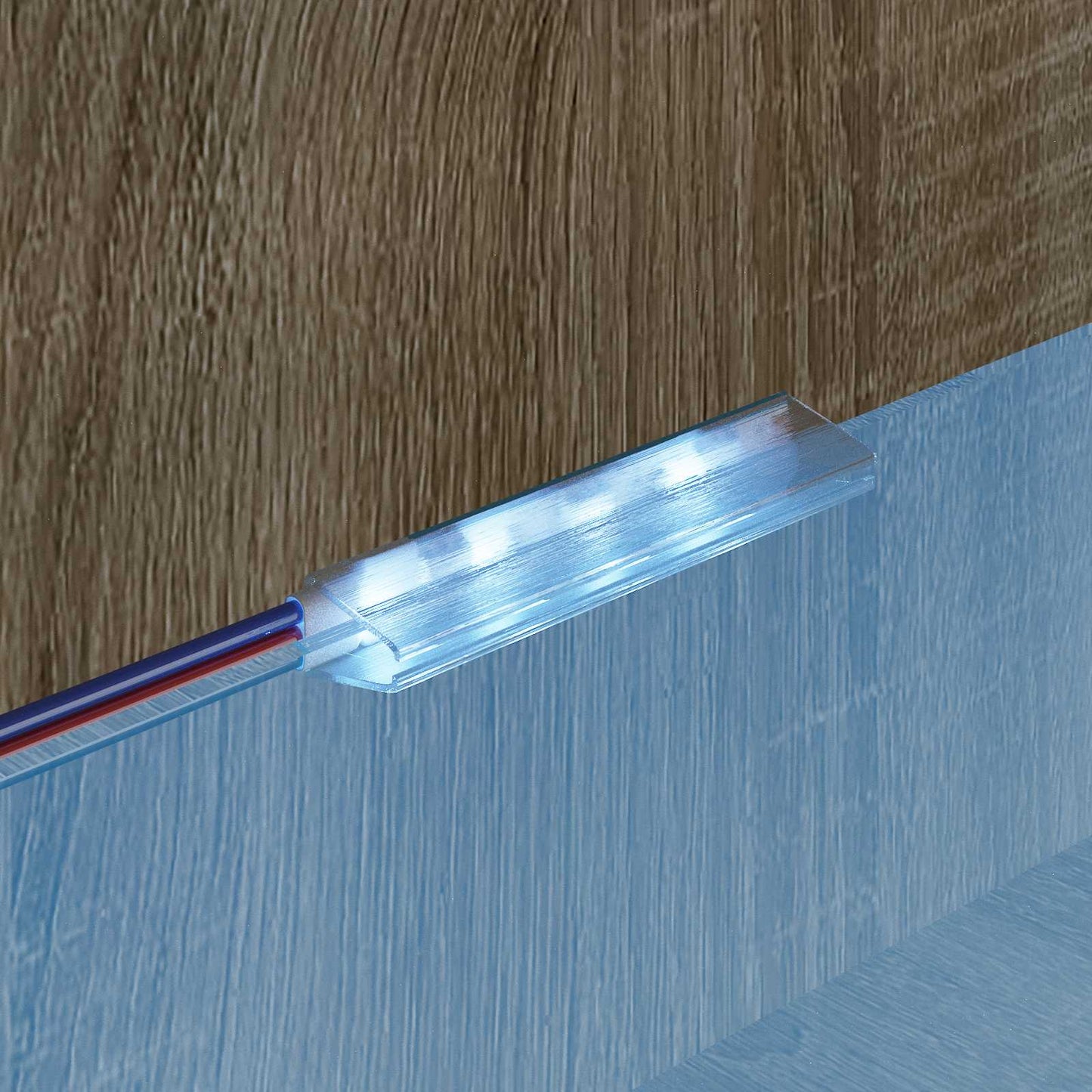 vidaXL Λωρίδα LED 12 τμχ. Μαύρο και Λευκό Χαλκός και Πλαστικό