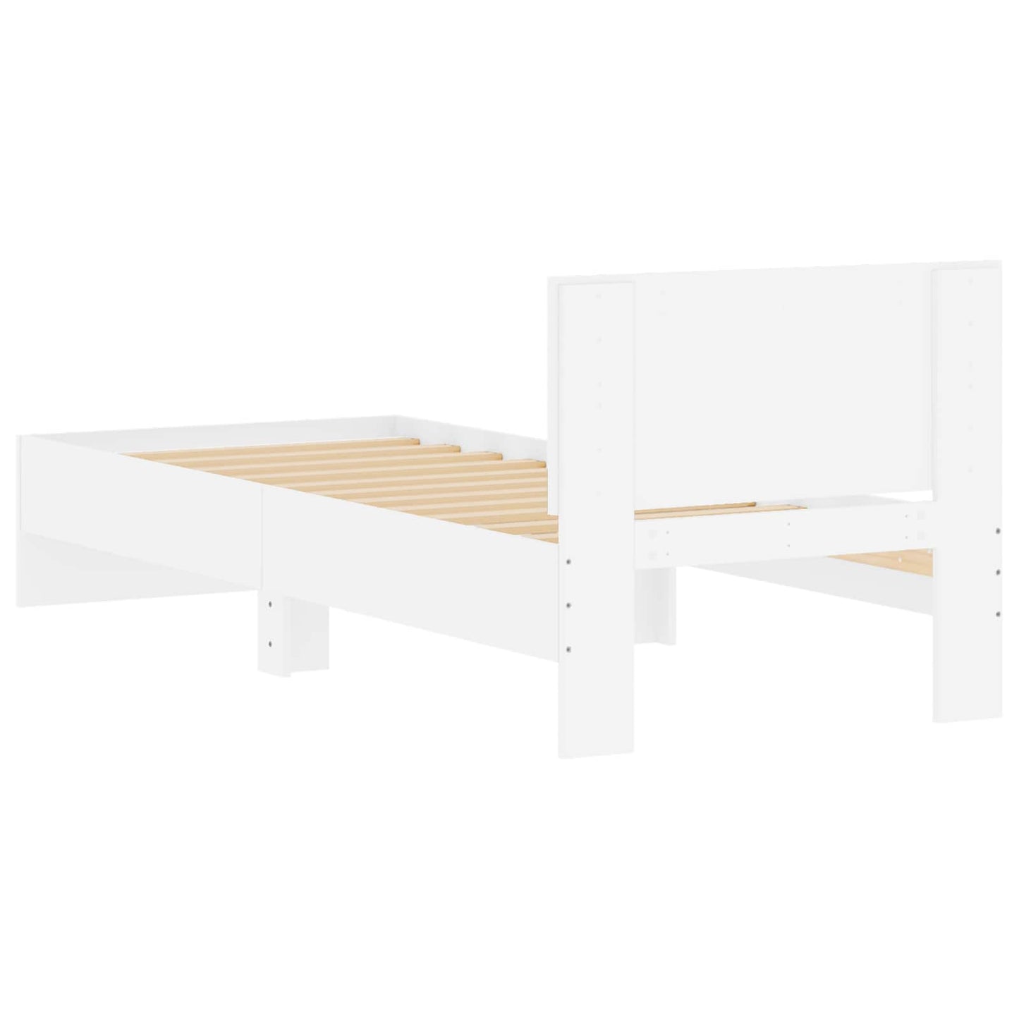 vidaXL Κρεβάτι με Κεφαλάρι Λευκό 80 x 200 cm