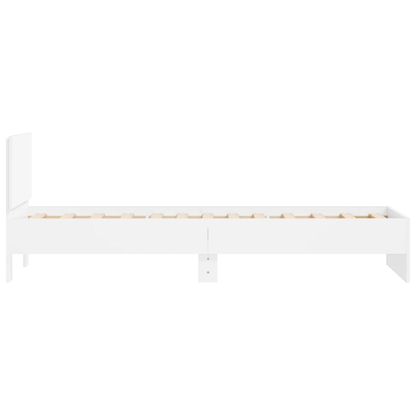 vidaXL Κρεβάτι με Κεφαλάρι Λευκό 80 x 200 cm