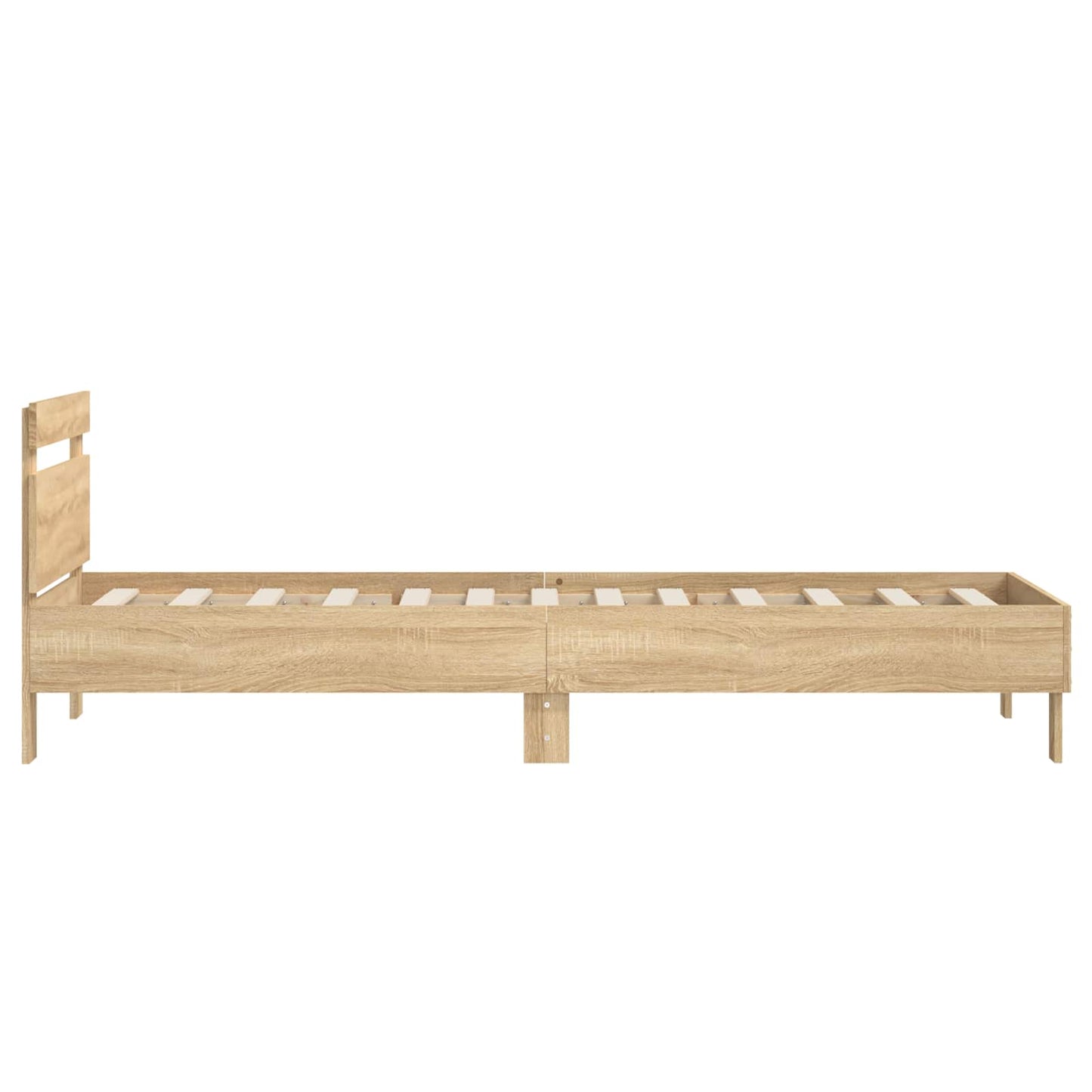 vidaXL Κρεβάτι με Κεφαλάρι Sonoma Δρυς 80 x 200 cm Επεξεργασμένο Ξύλο