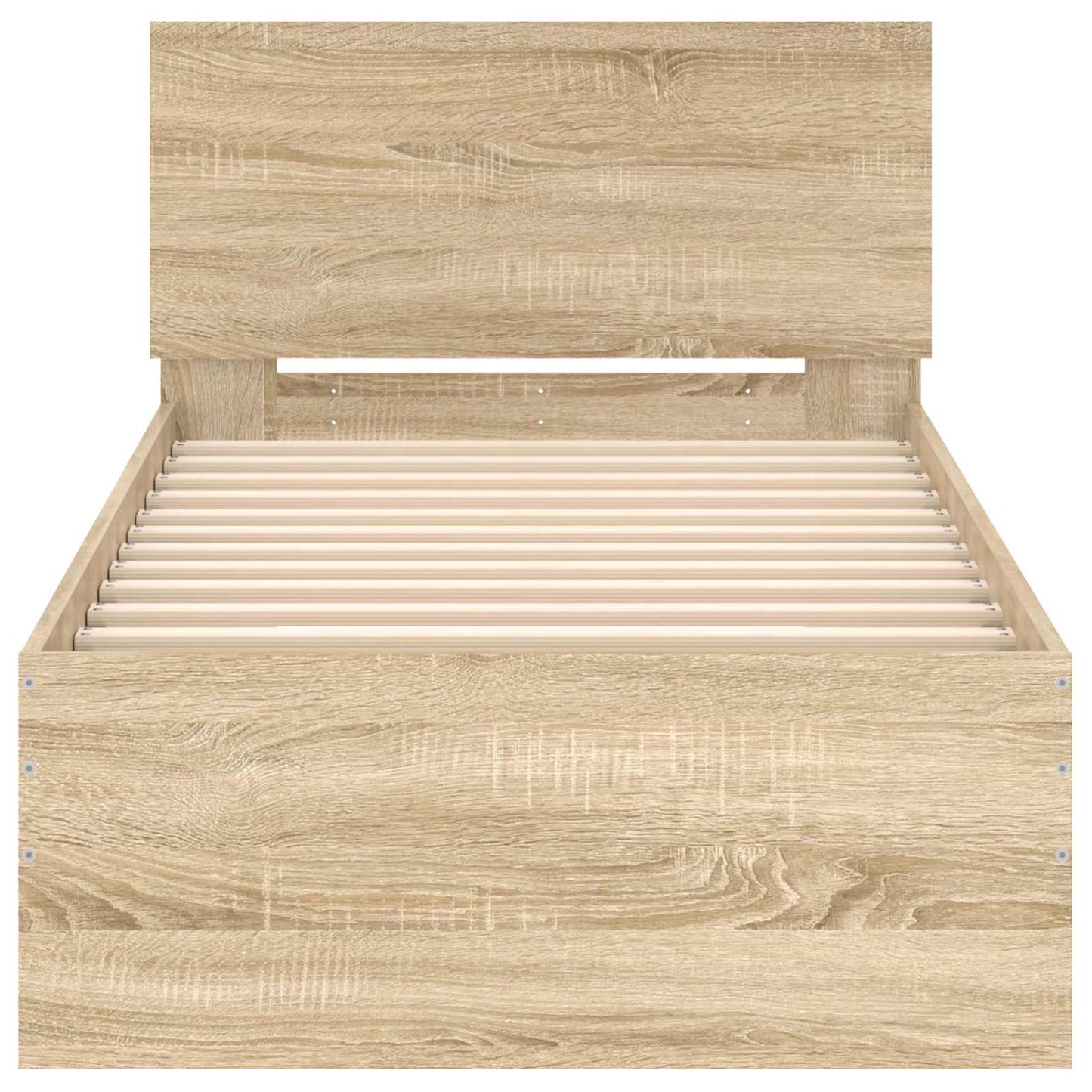 vidaXL Κρεβάτι με Κεφαλάρι Sonoma Δρυς 80 x 200 cm