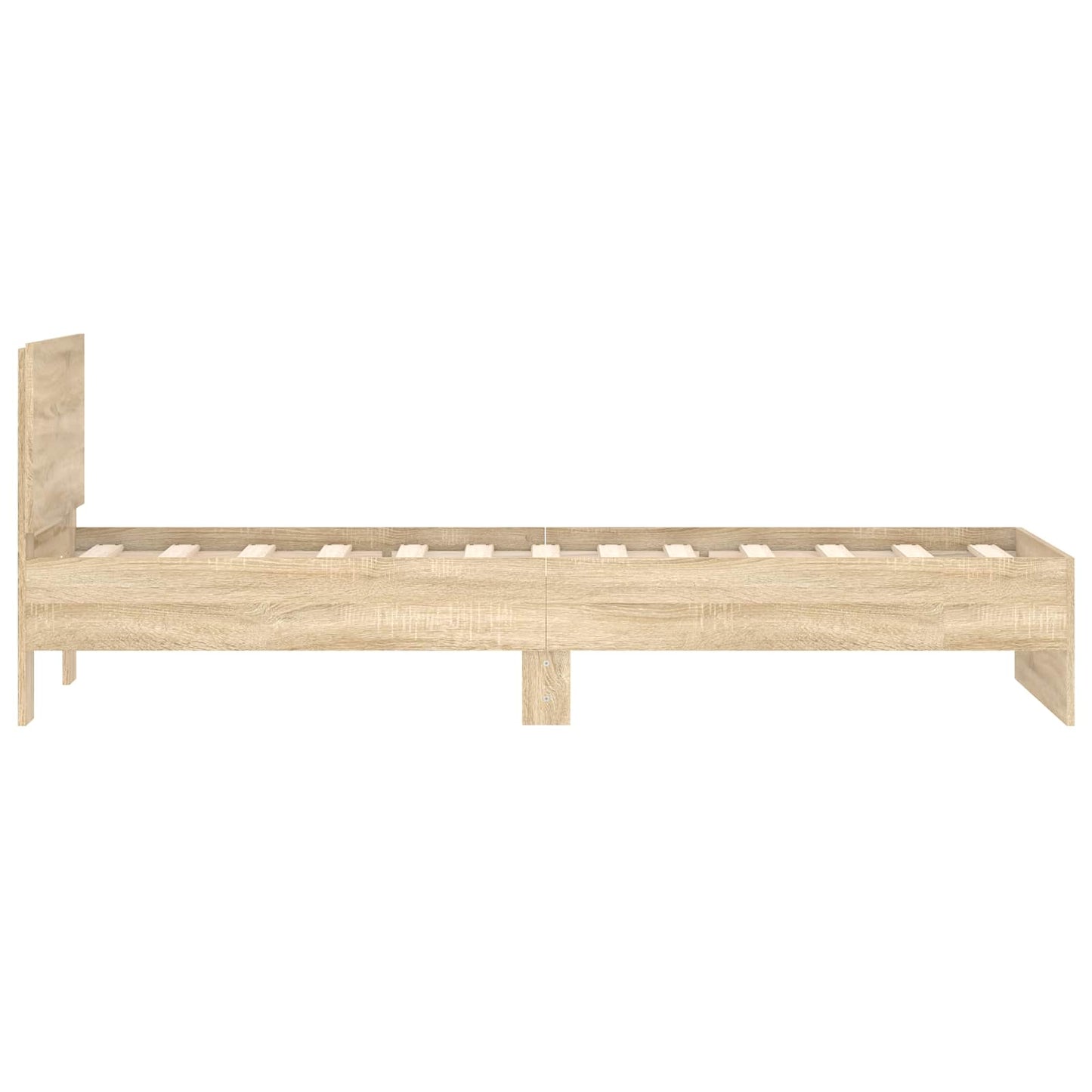 vidaXL Κρεβάτι με Κεφαλάρι Sonoma Δρυς 80 x 200 cm
