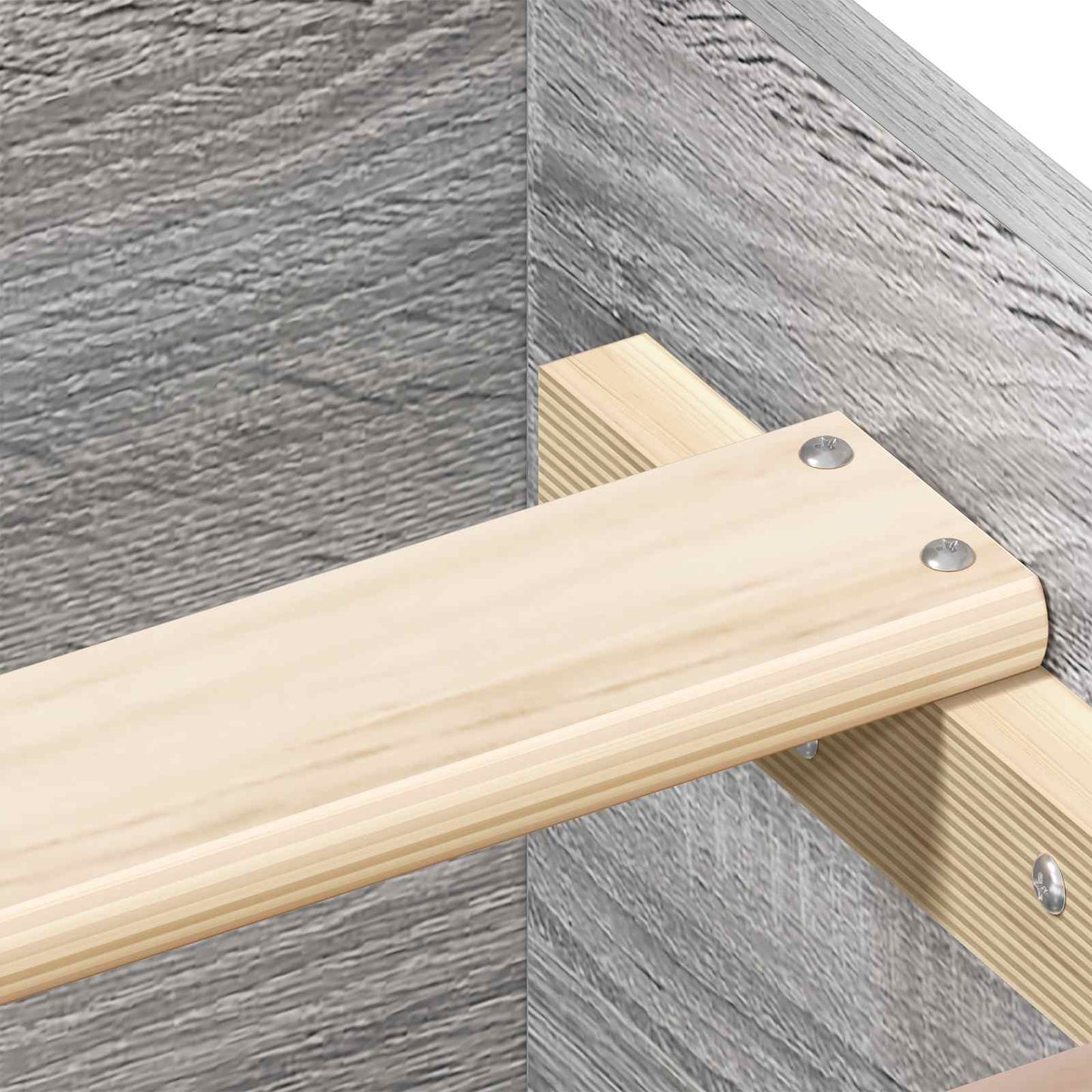 vidaXL Κρεβάτι με Κεφαλάρι Γκρι Sonoma 80 x 200 cm Επεξεργασμένο Ξύλο