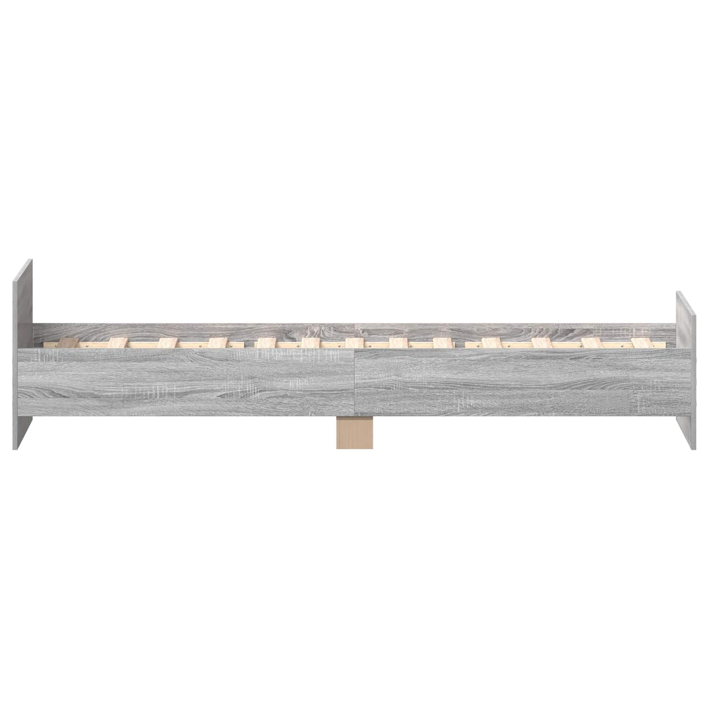 vidaXL Κρεβάτι με Κεφαλάρι Γκρι Sonoma 80 x 200 cm Επεξεργασμένο Ξύλο