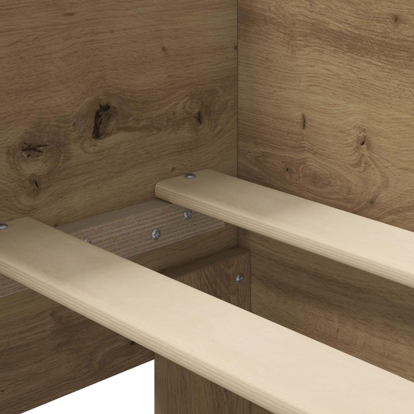 vidaXL Κρεβάτι με Κεφαλάρι Artisan Δρυς 80 x 200 cm Επεξεργασμένο Ξύλο