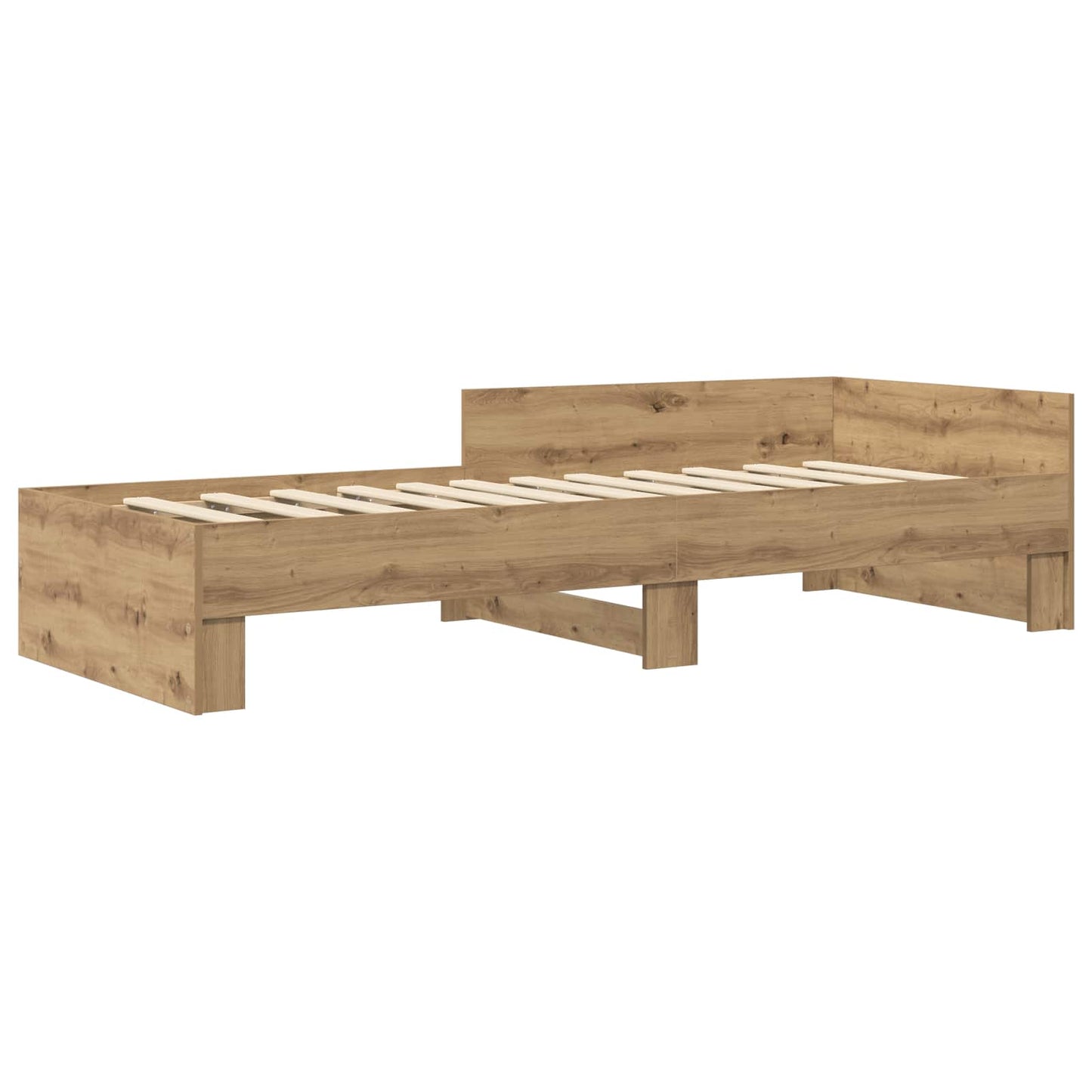vidaXL Κρεβάτι με Κεφαλάρι Artisan Δρυς 80 x 200 cm Επεξεργασμένο Ξύλο