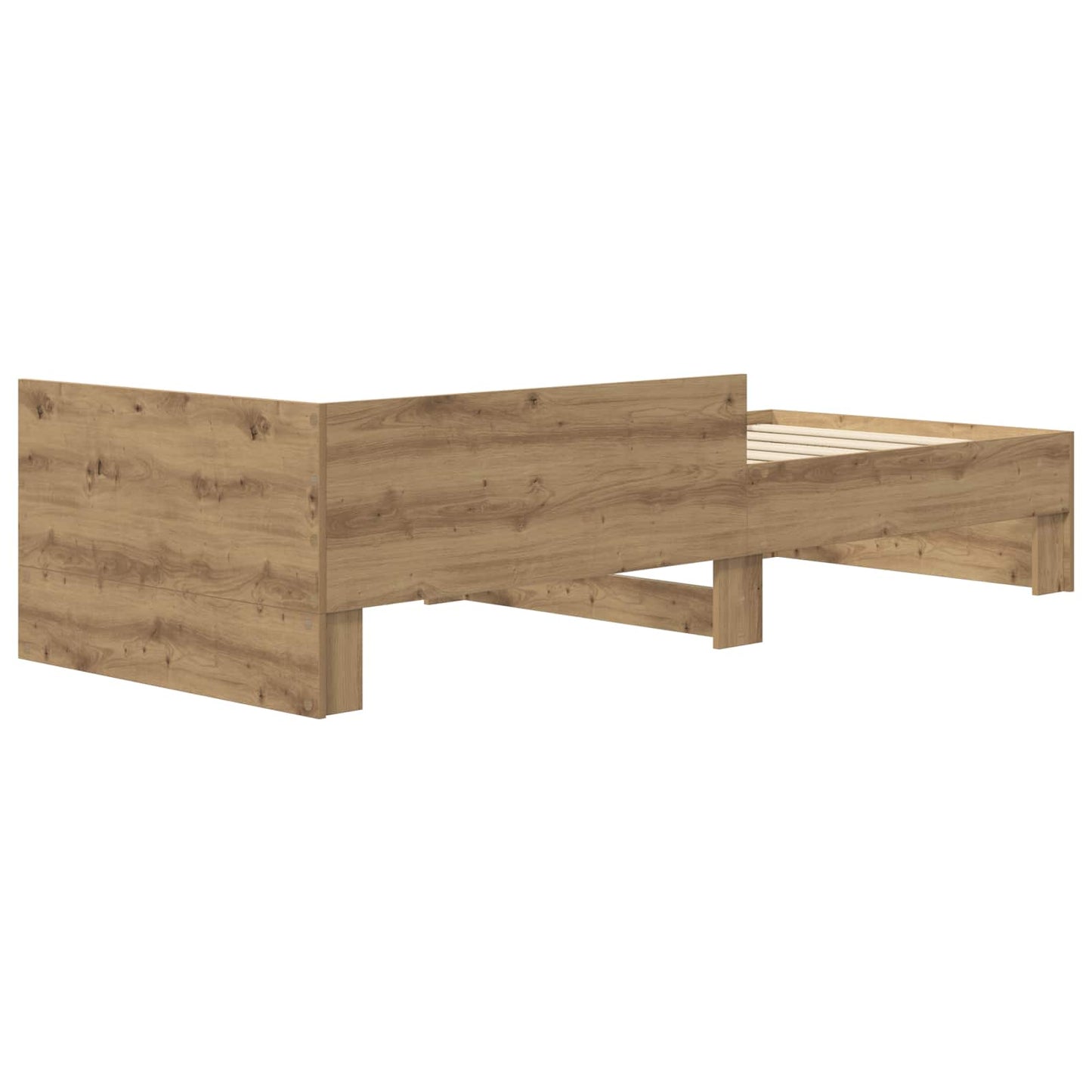 vidaXL Κρεβάτι με Κεφαλάρι Artisan Δρυς 80 x 200 cm Επεξεργασμένο Ξύλο