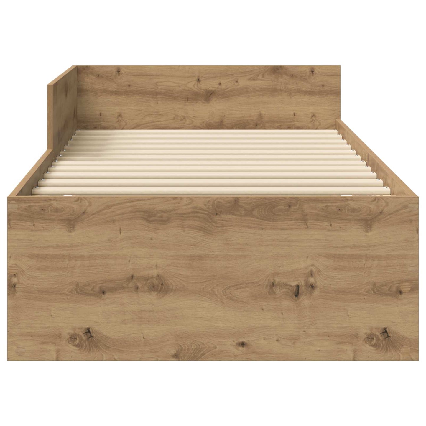 vidaXL Κρεβάτι με Κεφαλάρι Artisan Δρυς 80 x 200 cm Επεξεργασμένο Ξύλο