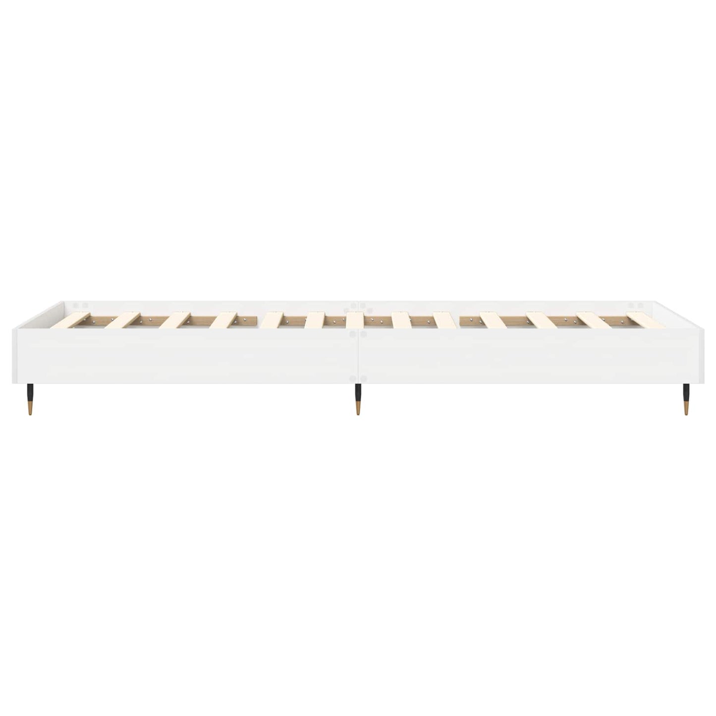 vidaXL Σκελετός Κρεβατιού Λευκό 80 x 200 cm Επεξεργασμένο Ξύλο